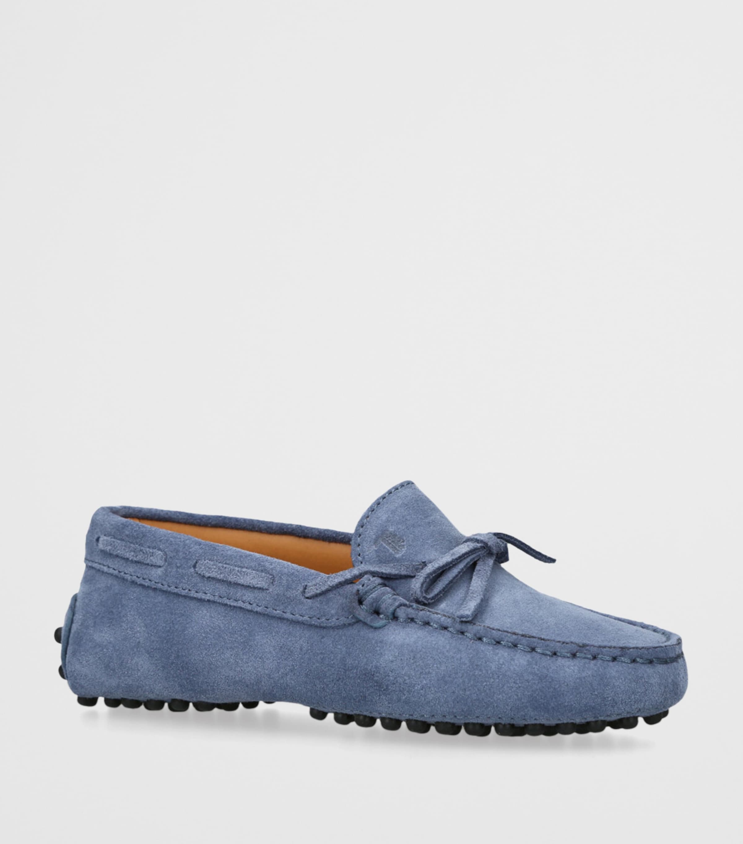 Suede Laccetto Gommino Loafers MID BLUE Image 3