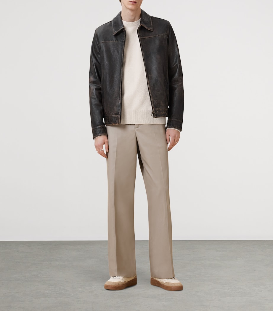 Crew-Neck Statten Sweatshirt CLOUDY WHITE Image 3