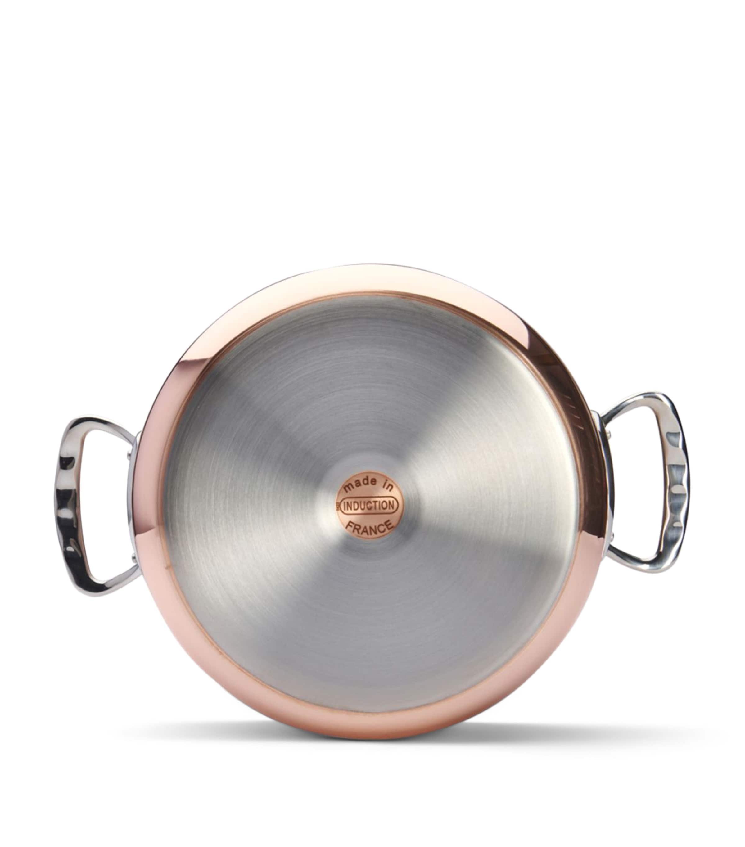 De Buyer Copper Prima Matera Stewpan and Lid (28cm) Copper Image 4