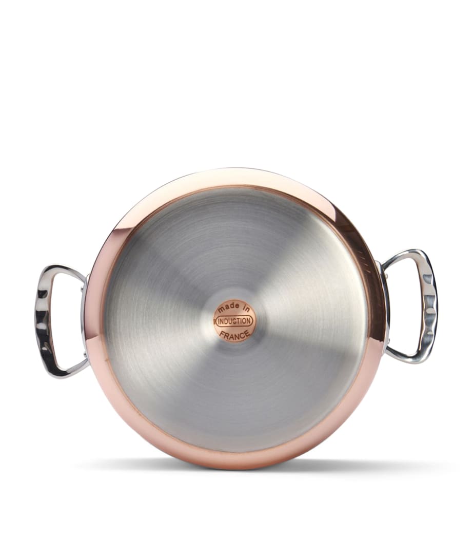 De Buyer Copper Prima Matera Stewpan and Lid (28cm) Copper Image 4