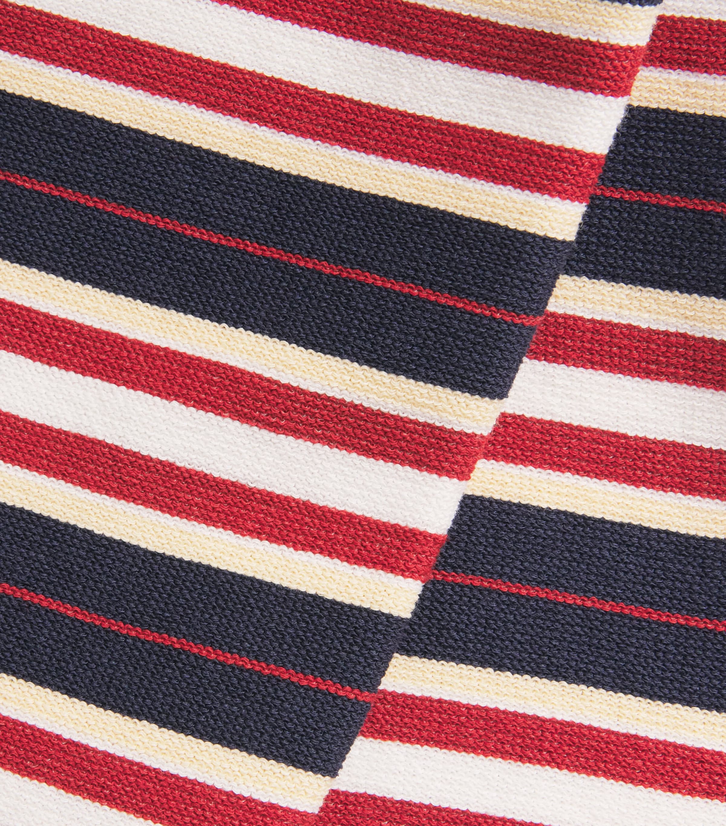 Faithfull The Brand Womens Knitted Playa Shorts Cila Stripe Navy Image 6