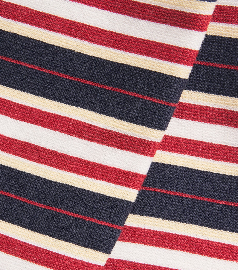 Faithfull The Brand Womens Knitted Playa Shorts Cila Stripe Navy Image 6