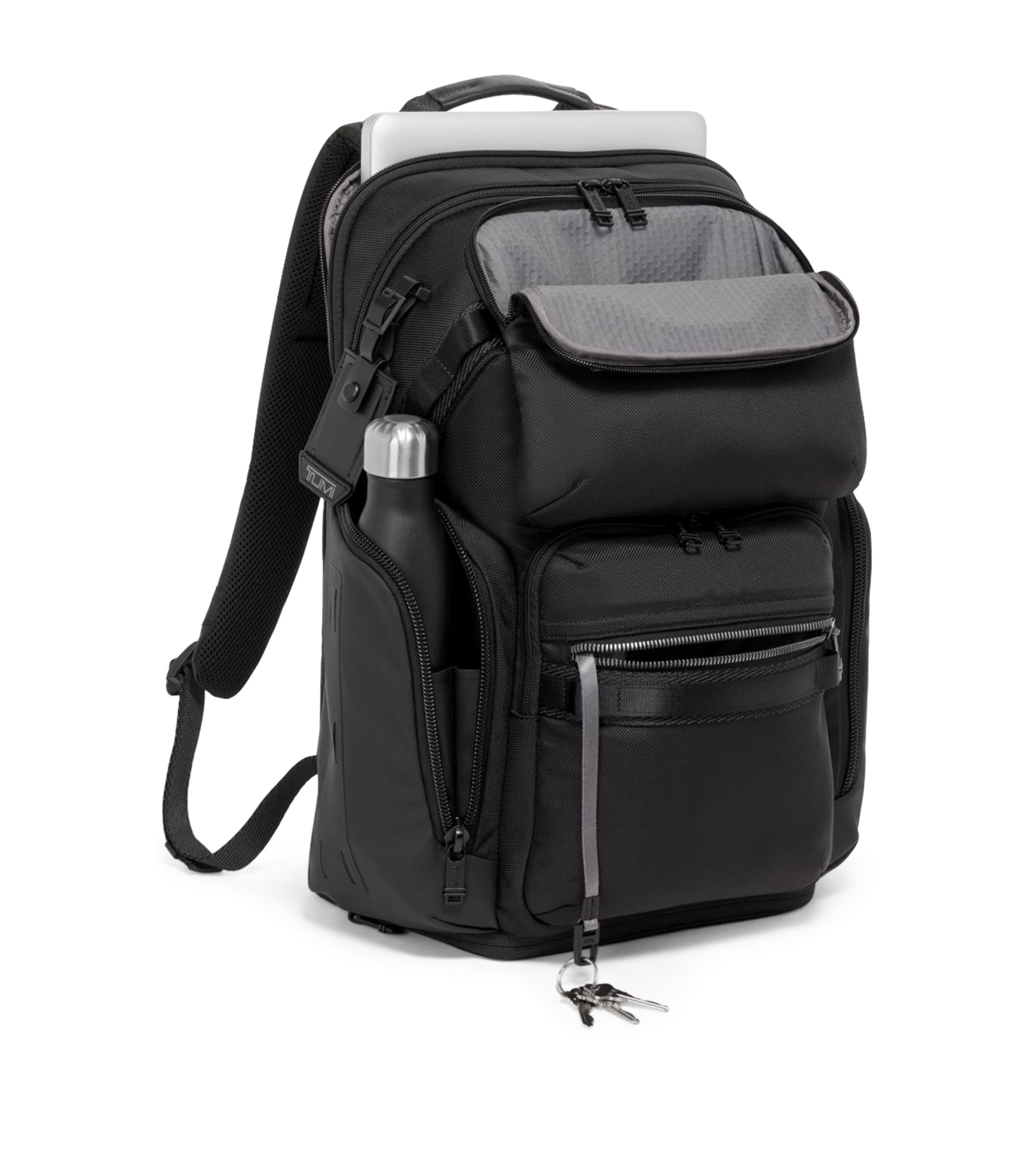 Ballistic Nylon Alpha Bravo Nomadic Backpack BLACK Image 2