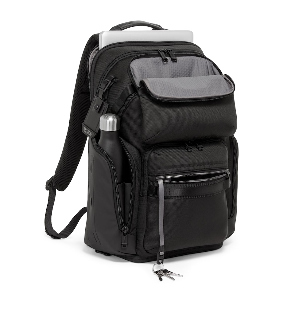 Ballistic Nylon Alpha Bravo Nomadic Backpack BLACK Image 2
