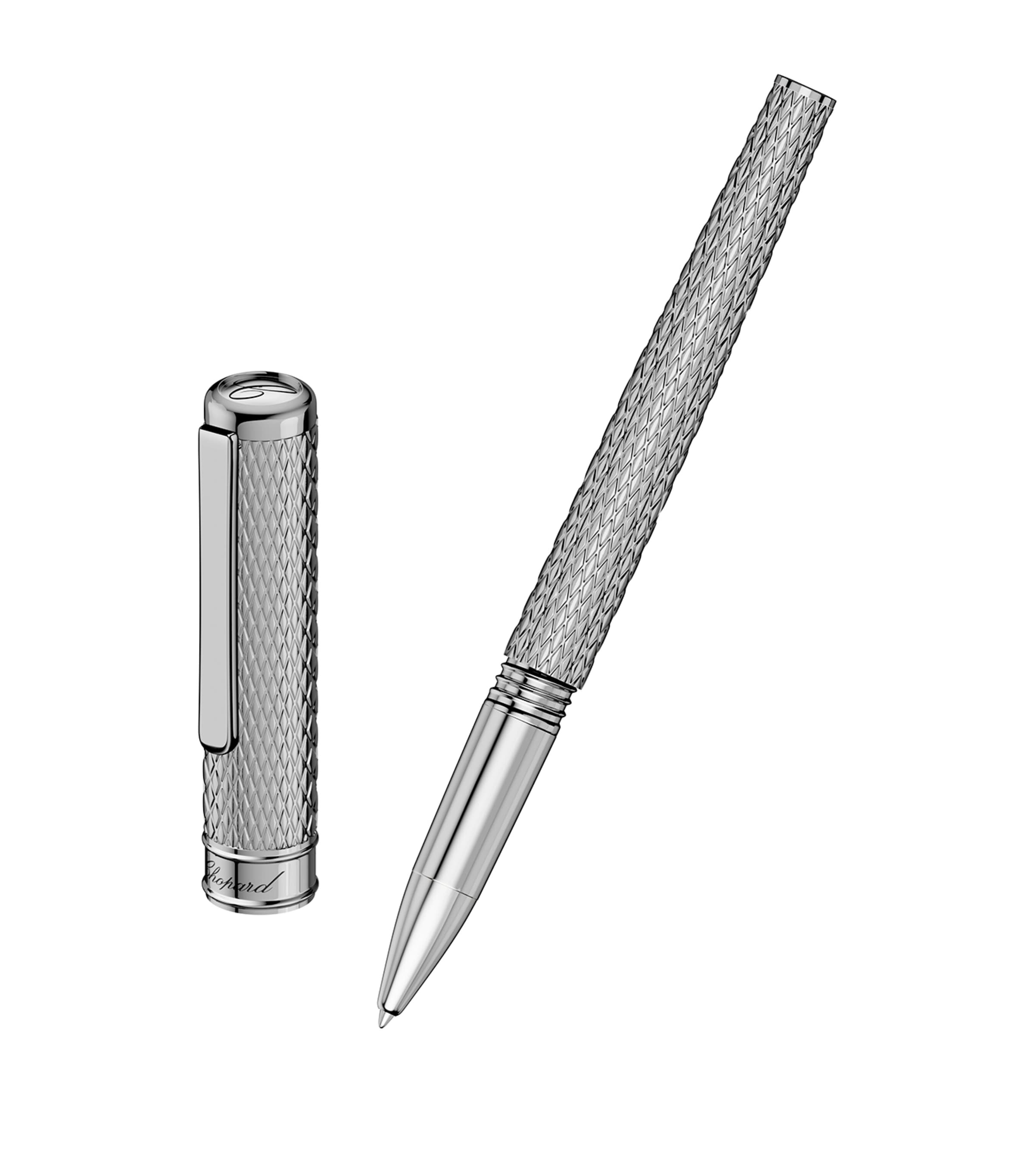 Shop Chopard Classic Rollerball Pen In Silver