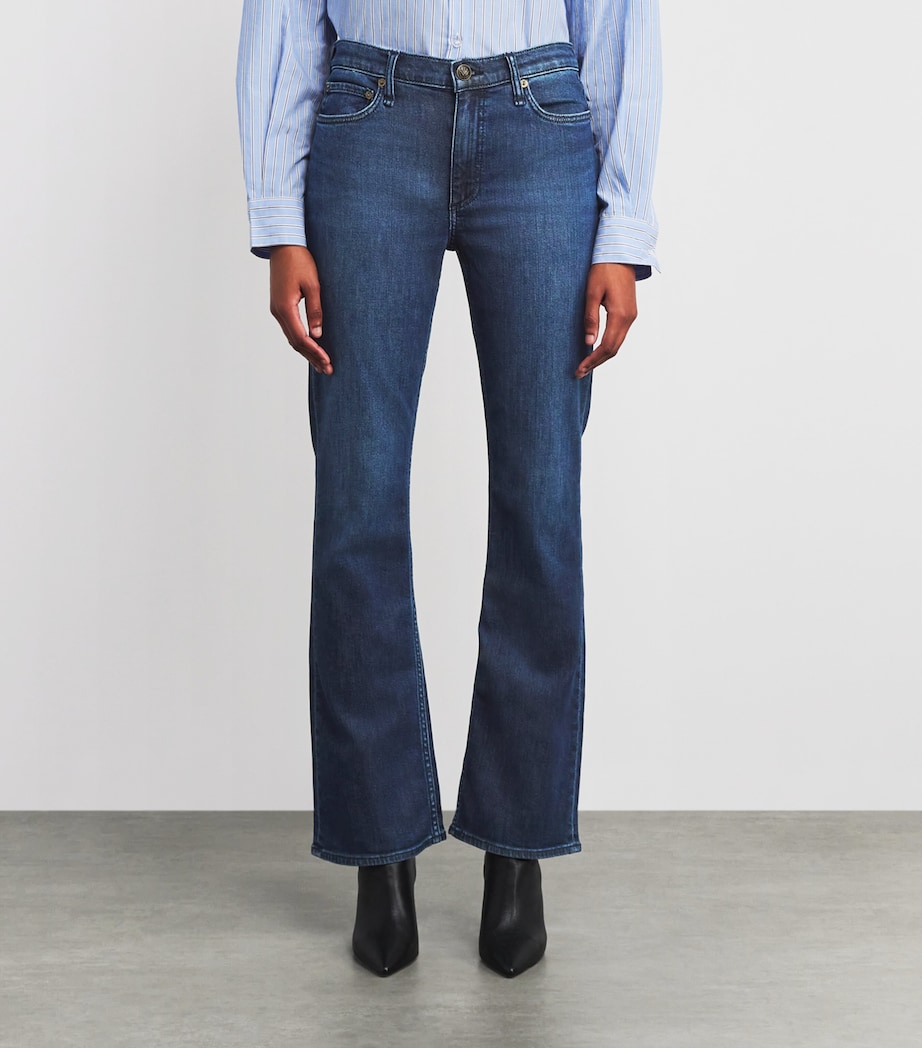 Peyton Mid-Rise Bootcut Jeans RHNBK Image 3