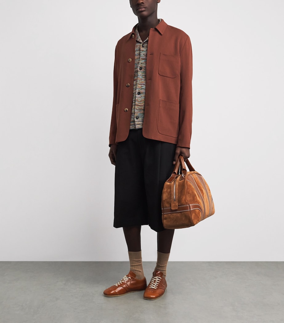 Paul Smith Mens Wool Overshirt Red Image 2