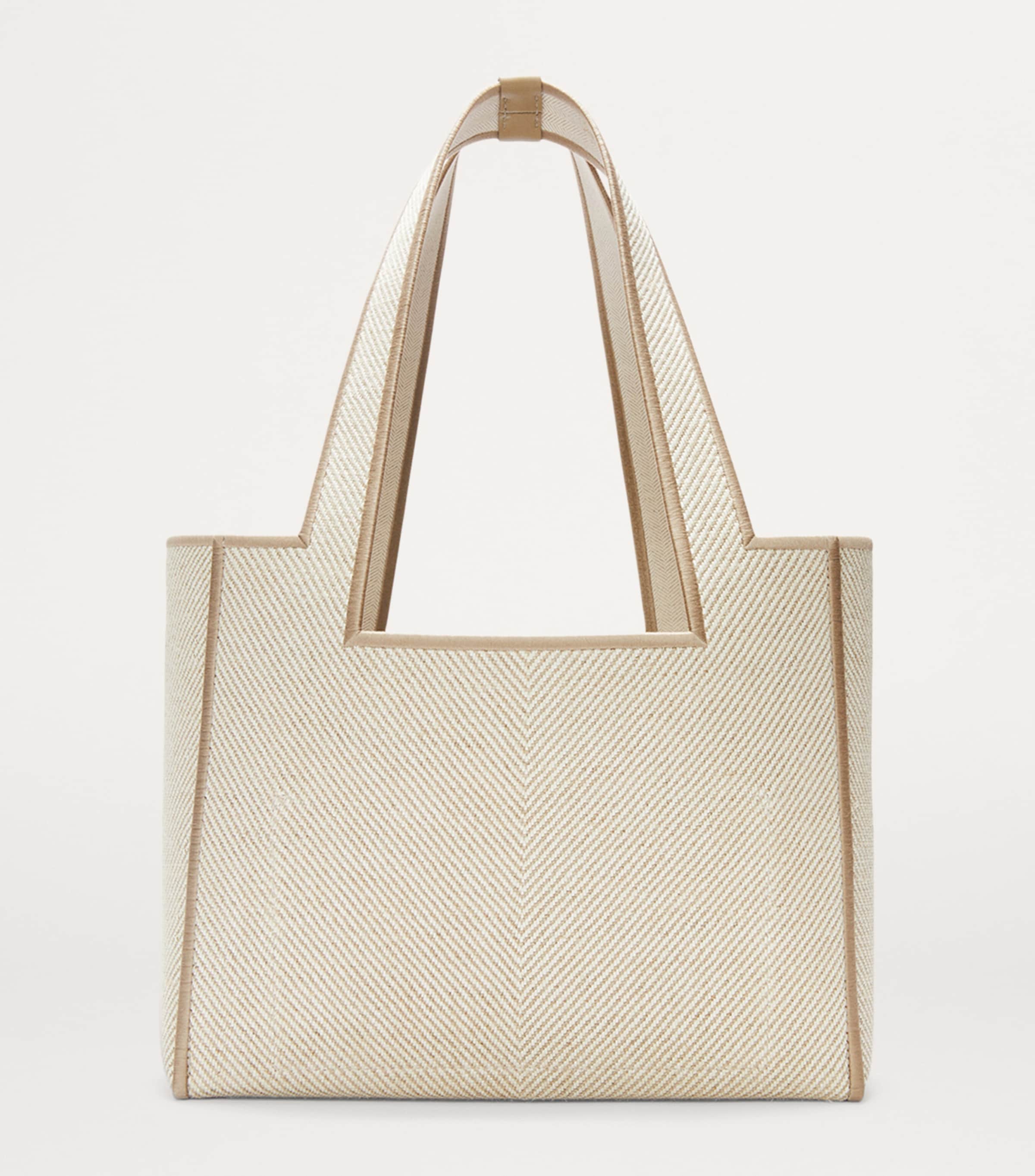 Medium Canvas Font Tote Bag ECRU Image 4