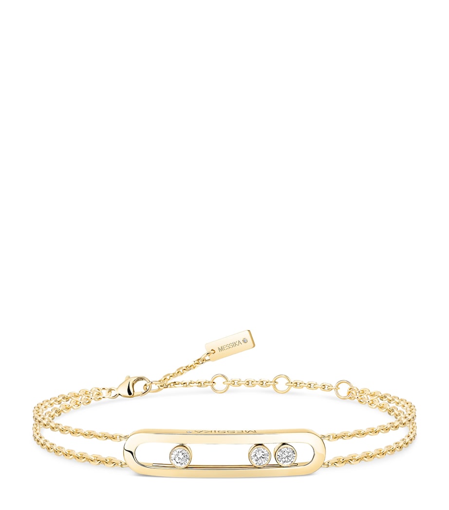 Messika Move Classique Yellow Gold and Diamond Bracelet Yellow Gold Image 1