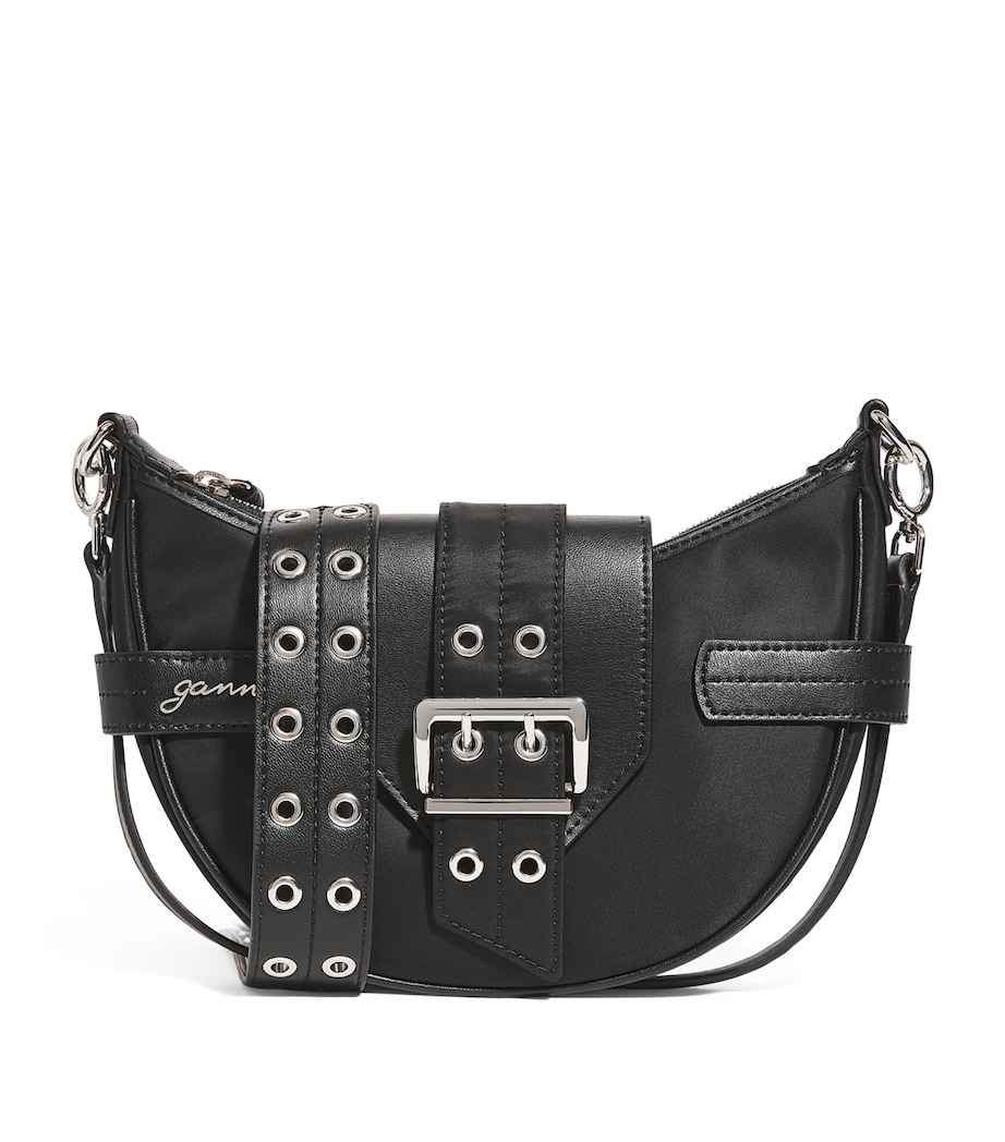 GANNI Small Bucky Cross-Body Bag Black Image 1