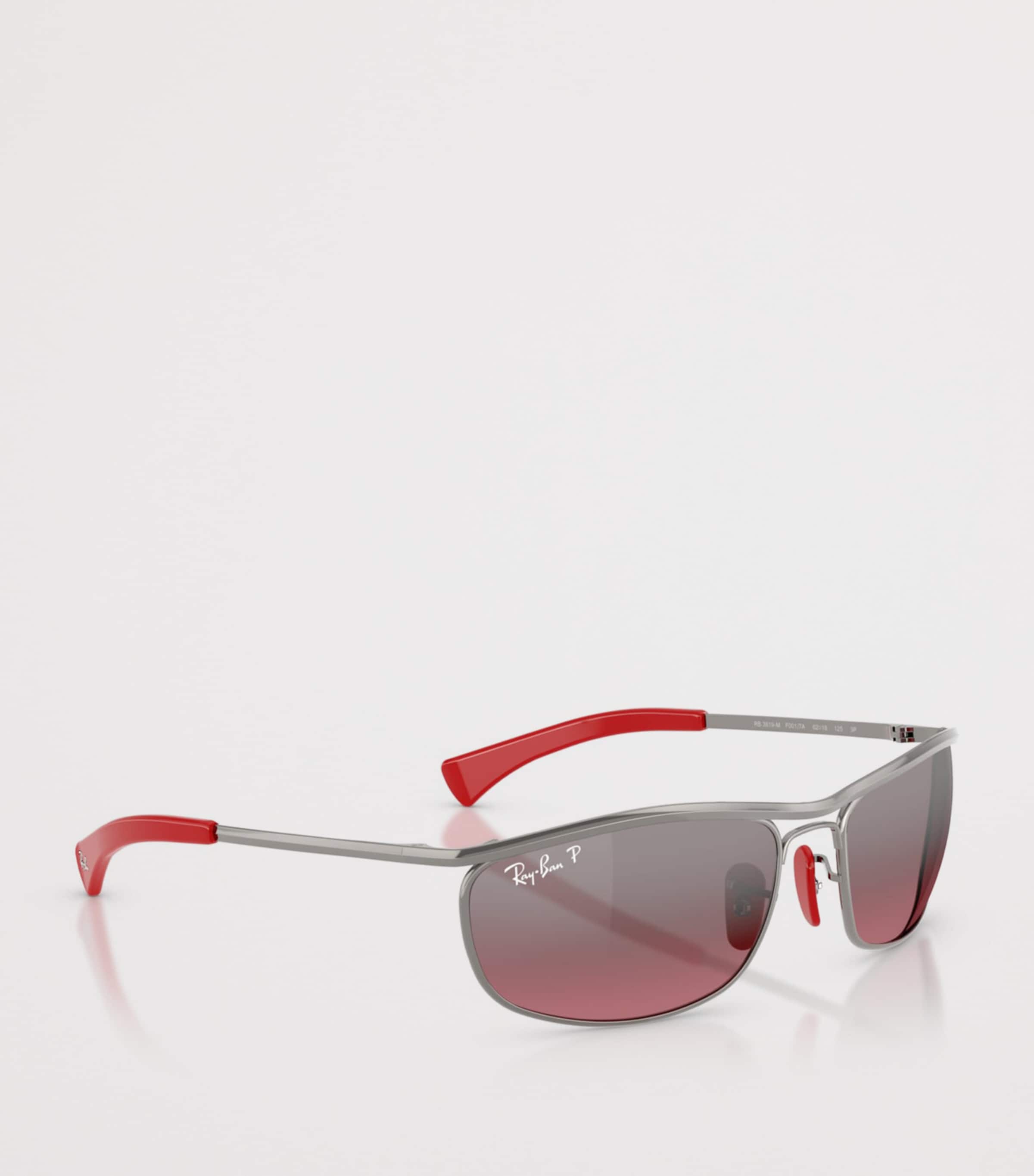 Ray-Ban Scuderia Ferrari Collection Oval Sunglasses Grey Image 6