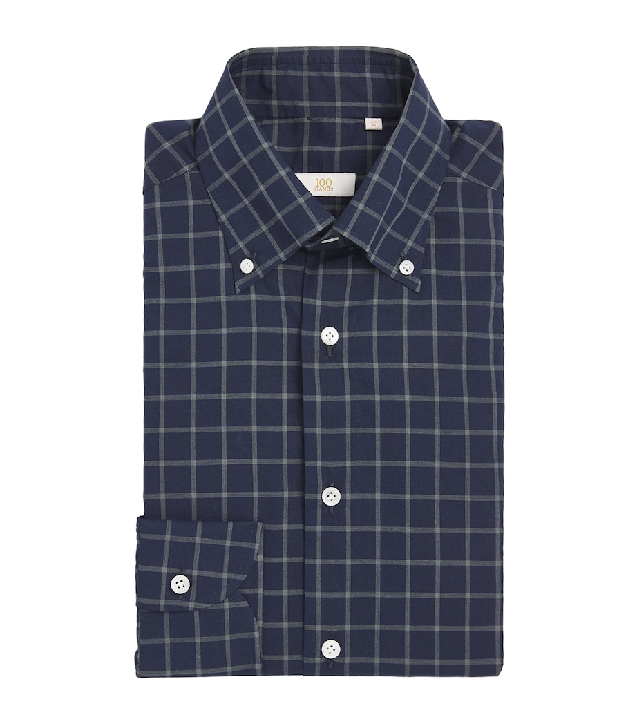 Cotton Check Shirt NAVY CHECK Image 1