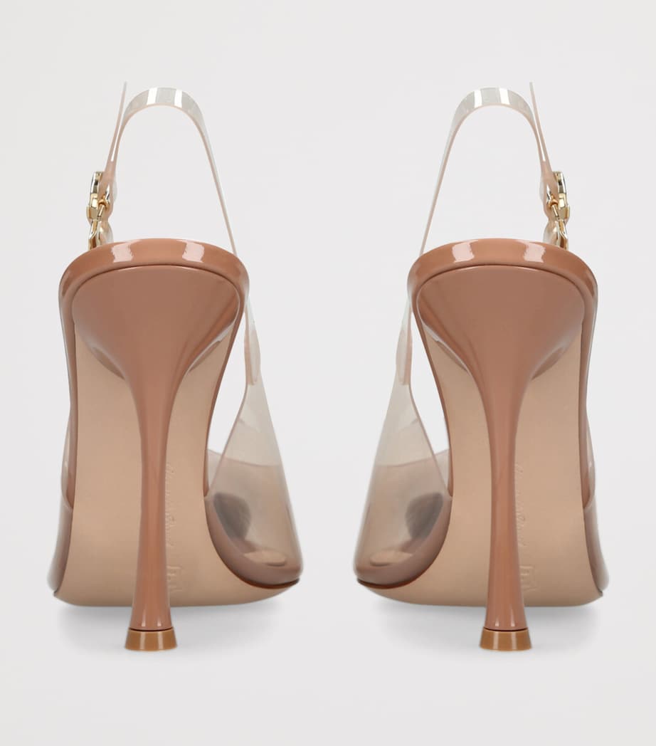 Tipped Diana Slingback Pumps 105 GOLD Image 2
