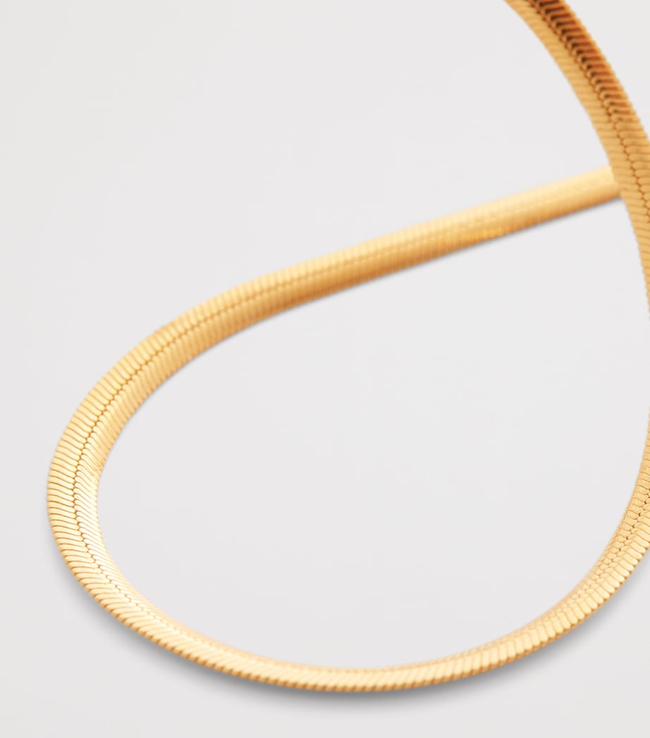 Gold Vermeil Snake Chain Necklace 18K GOLD VERMEIL Image 2