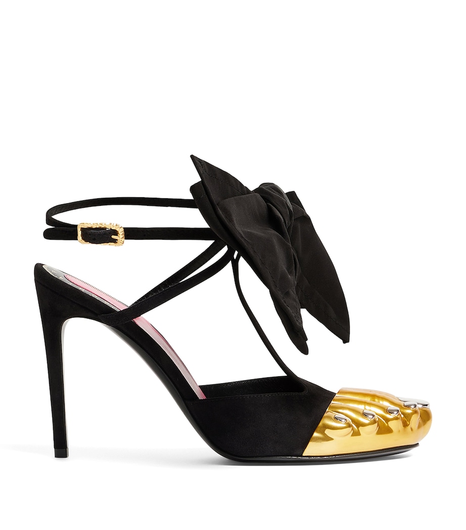 Schiaparelli Trompe-l'Oeil Heeled Sandals 105 Black Image 1