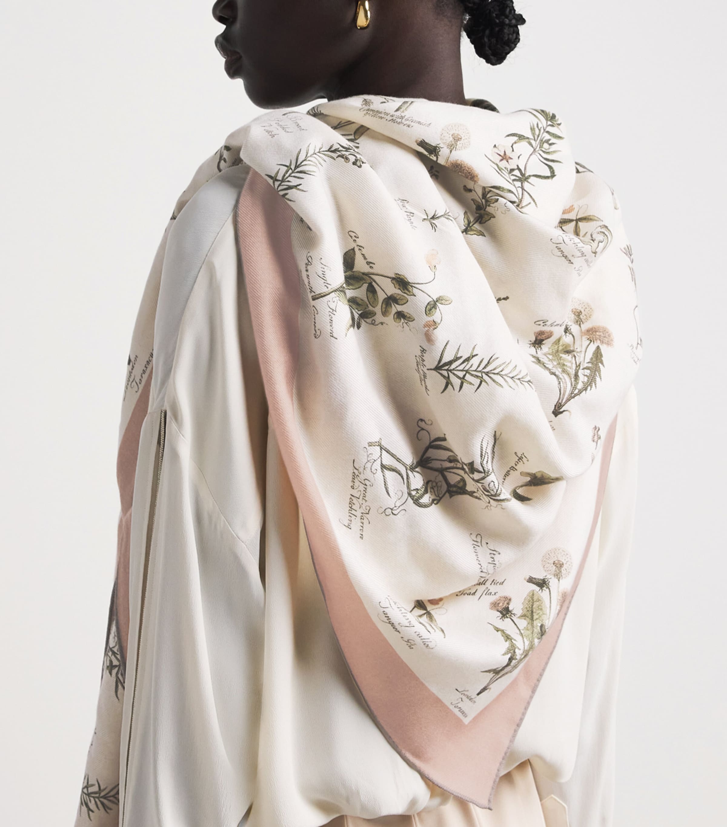 Colombo Cashmere-Silk Printed Scarf Image 2