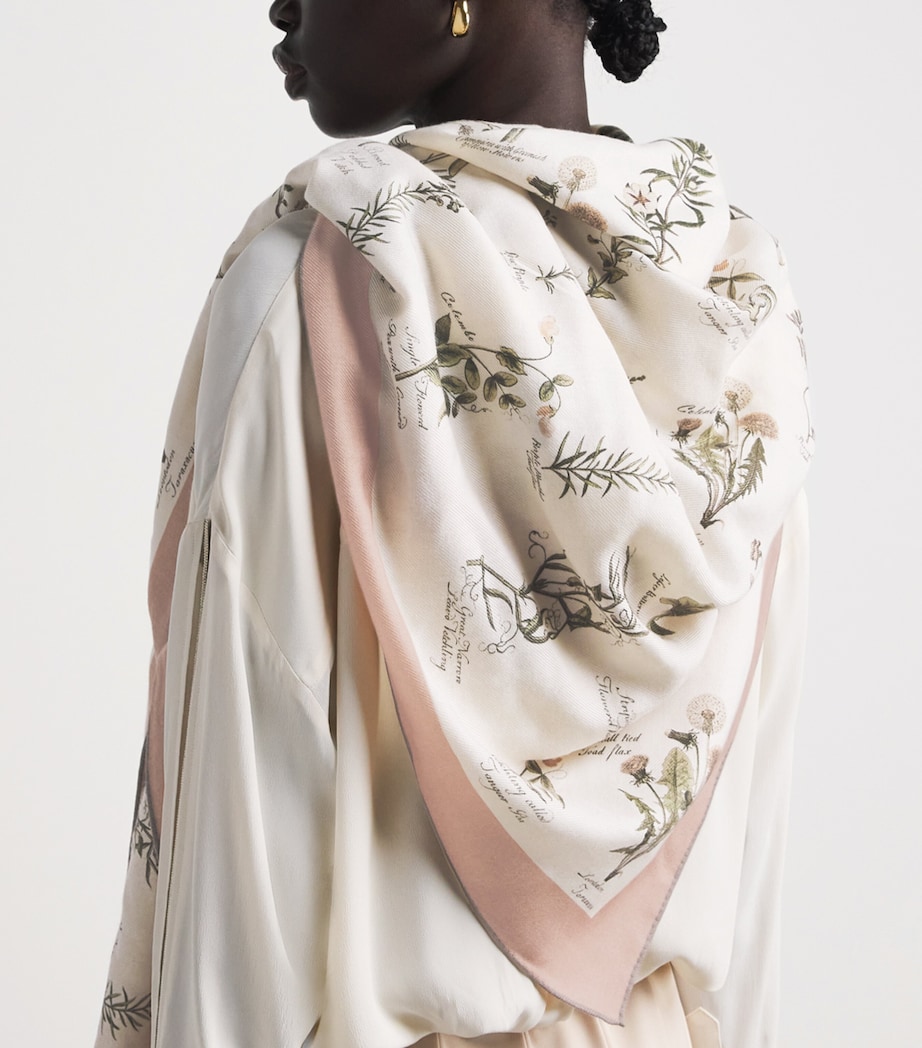 Colombo Cashmere-Silk Printed Scarf Image 2