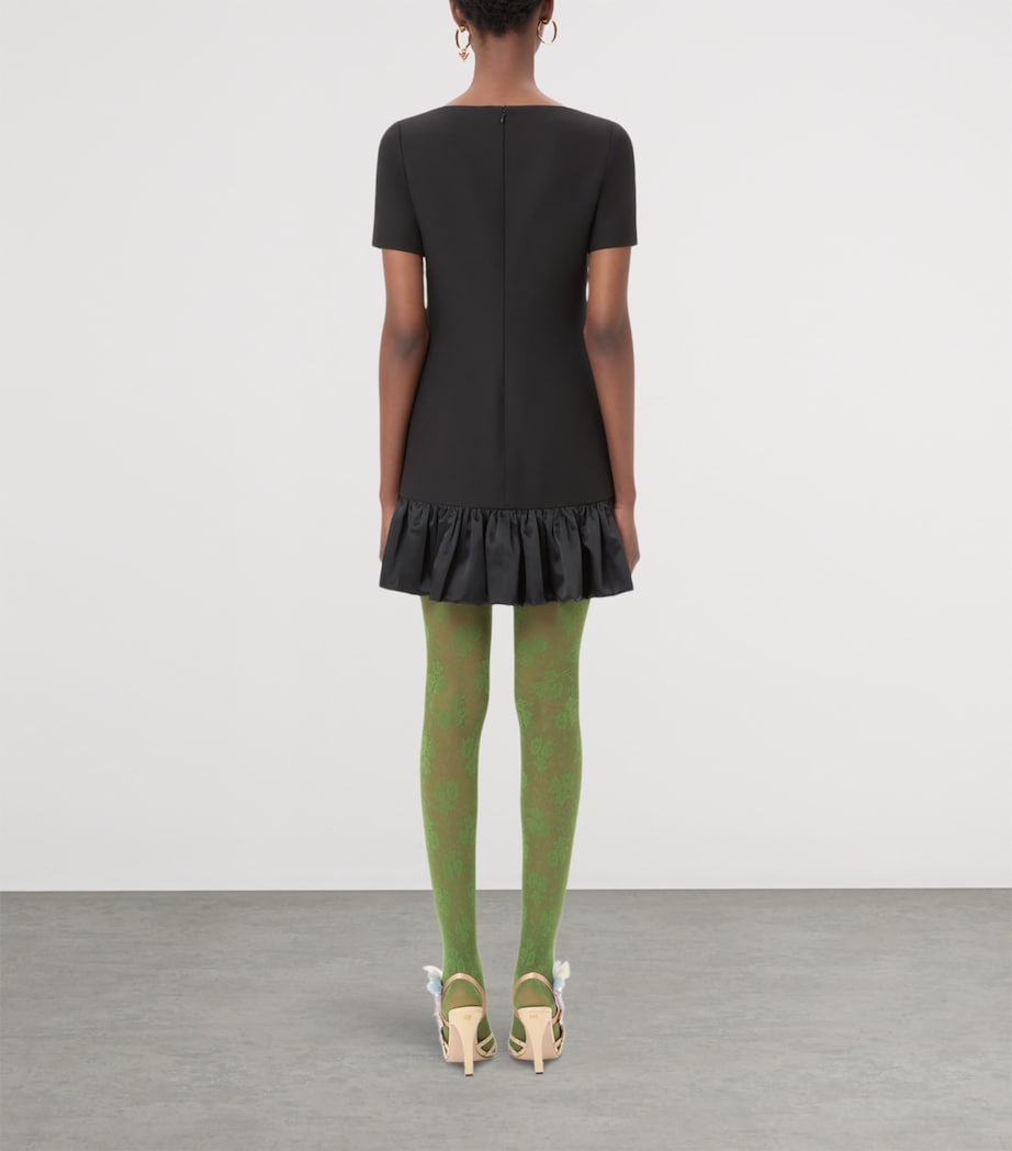 Wool-Silk Mini Dress 0NO Image 5