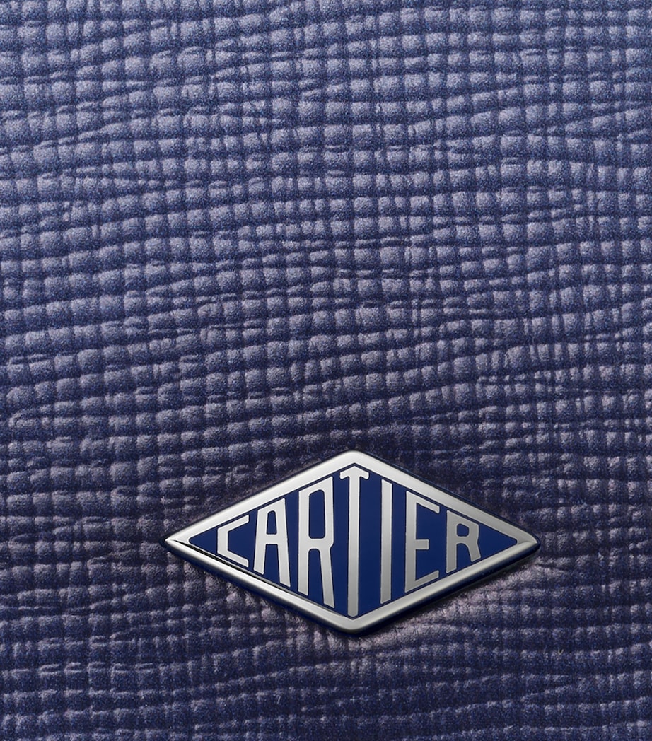 Leather Losange Wallet BLUE Image 5