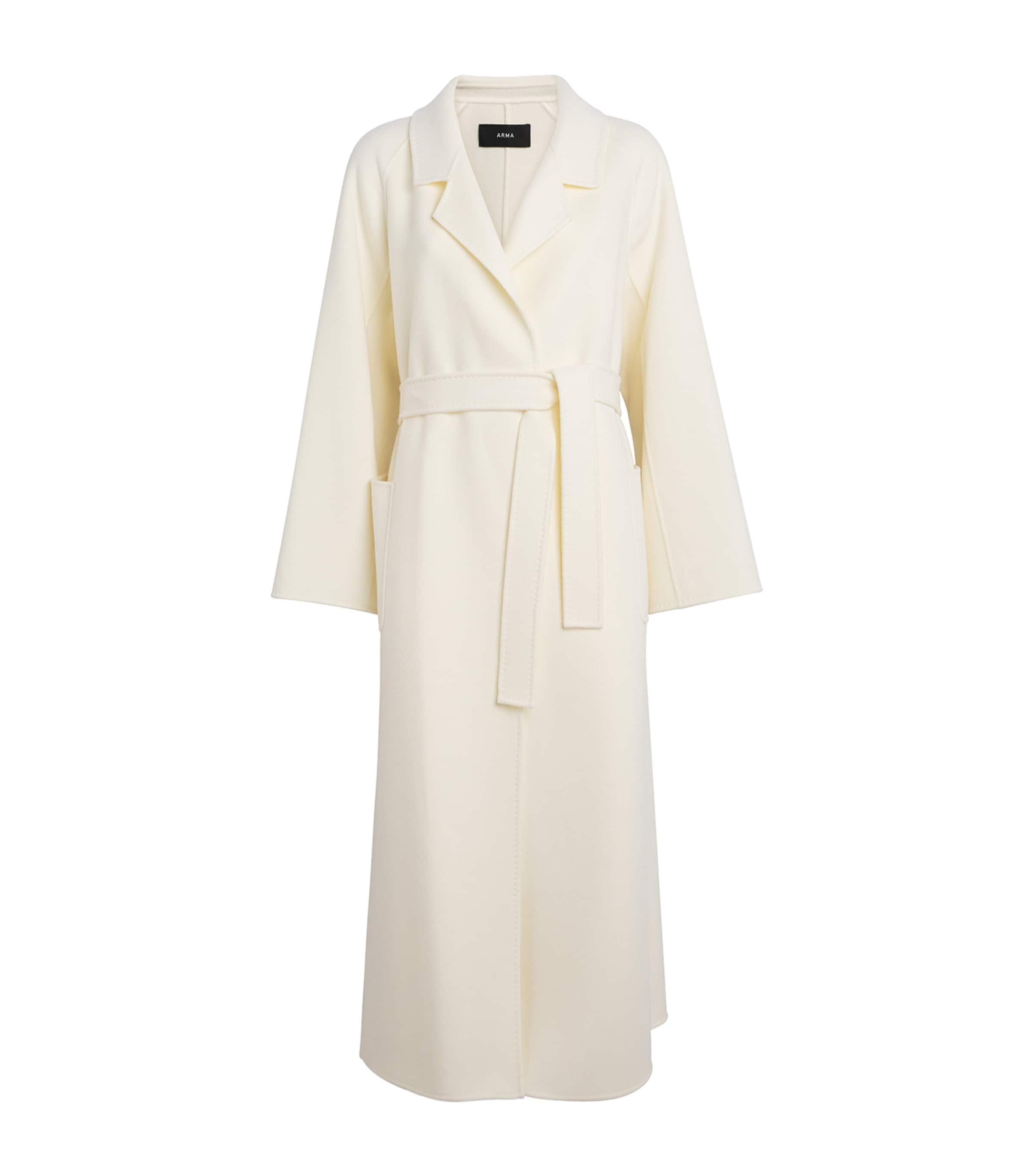 Wool Suza Duster Coat ECRU Image 1