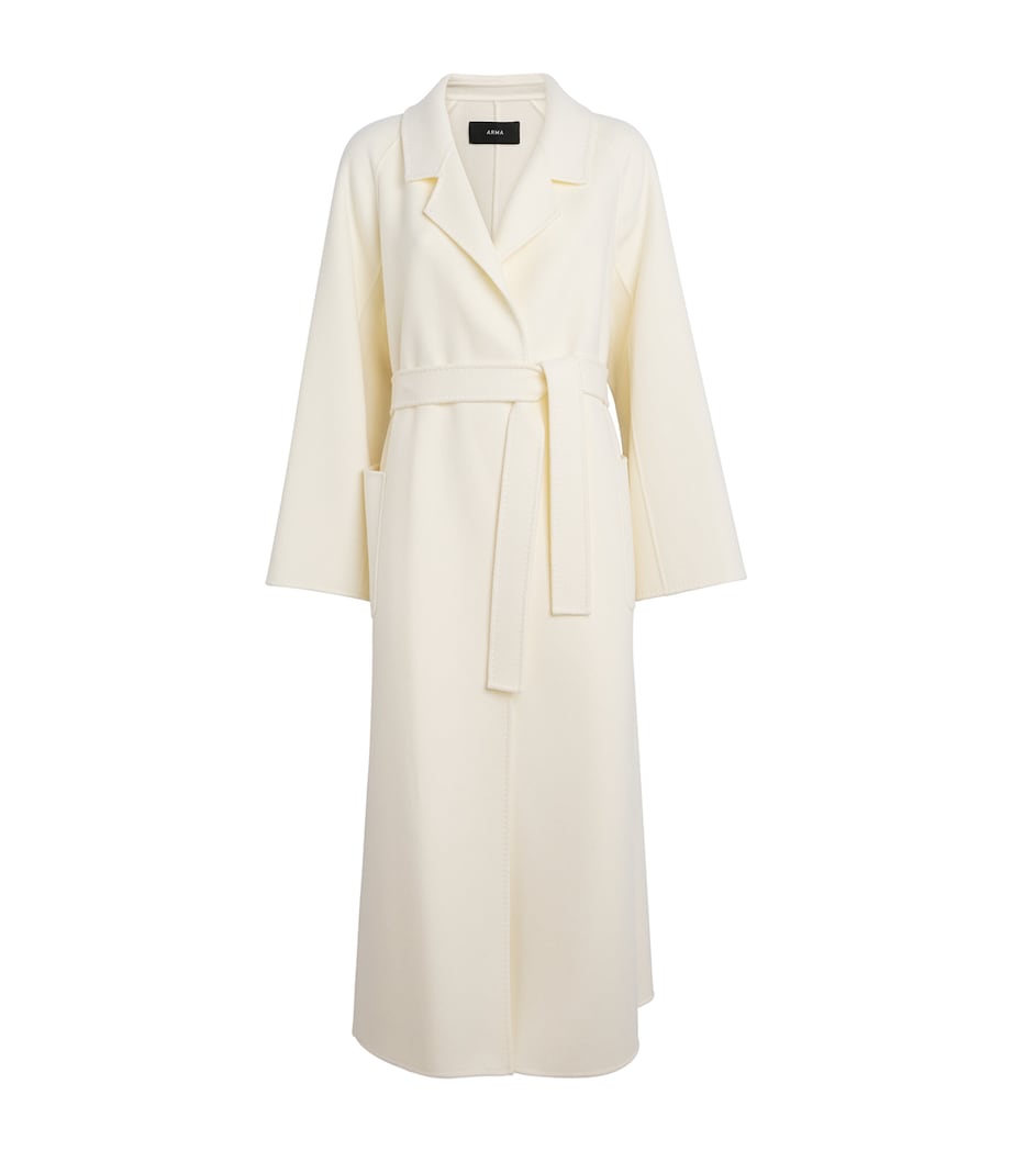 Wool Suza Duster Coat ECRU Image 1