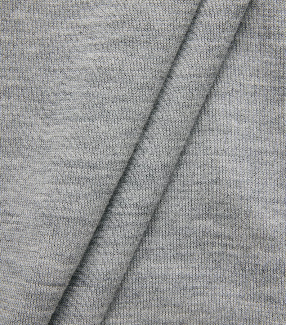 Johnstons Of Elgin Womens Superfine Merino Wool Ina Knitted Trousers Cullen Grey Image 6