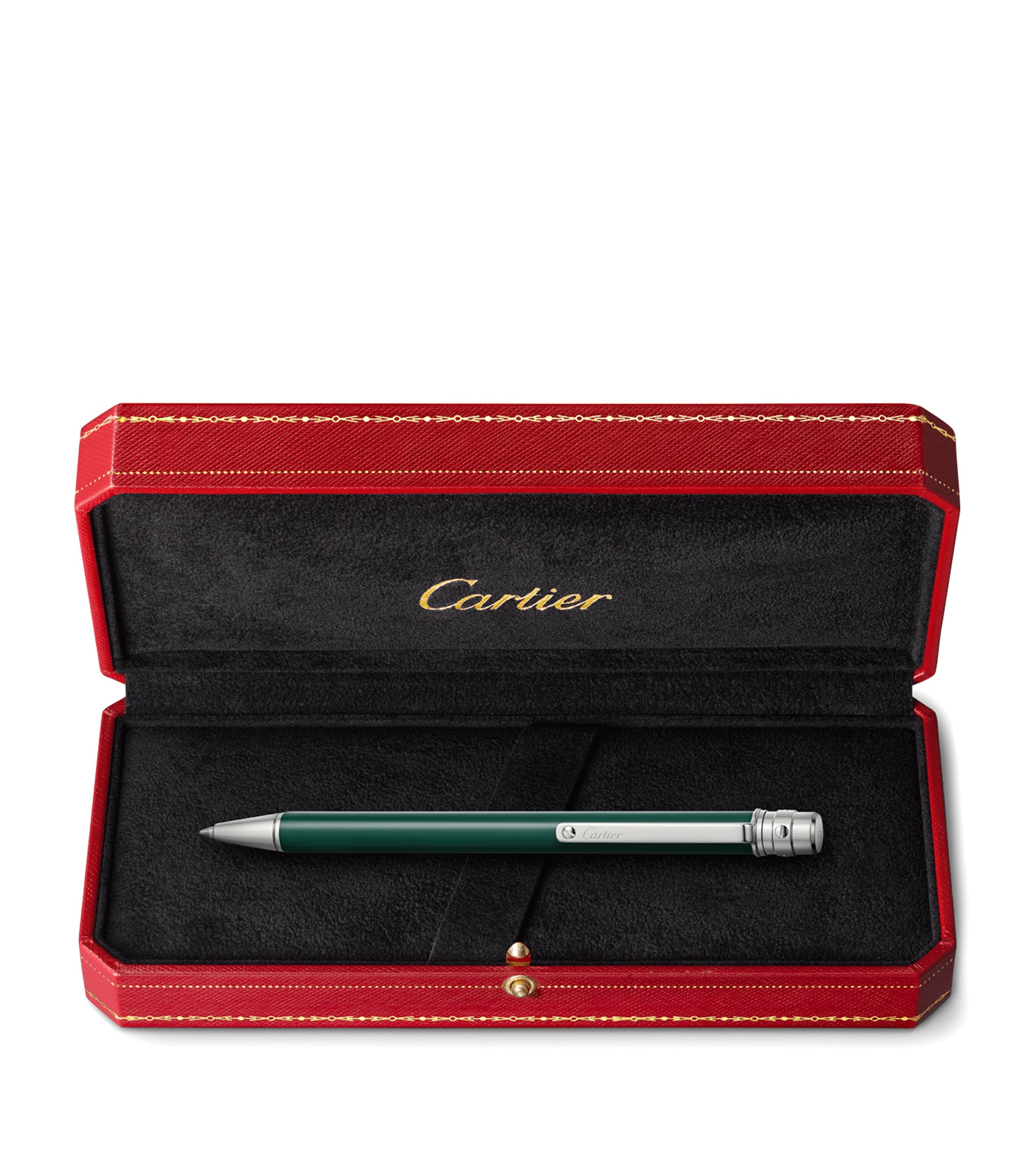 Santos de Cartier Ballpoint Pen GREEN Image 8