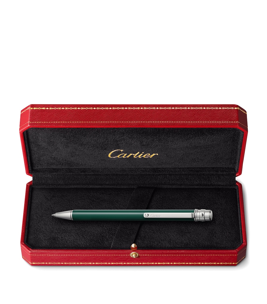 Santos de Cartier Ballpoint Pen GREEN Image 8