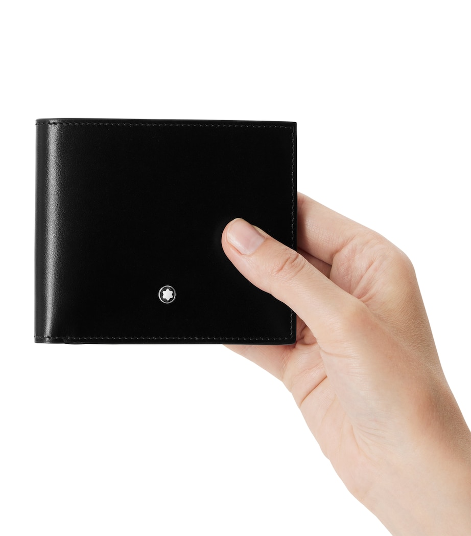 Leather Meisterstück 6cc Wallet BLACK Image 3