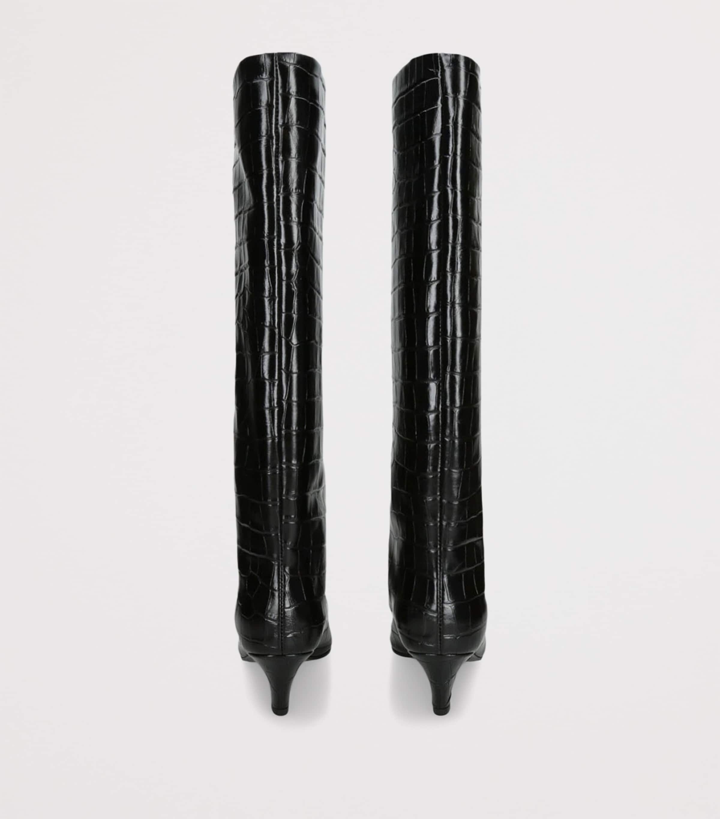 The Wide Shaft Boots 50 BLACK Image 2