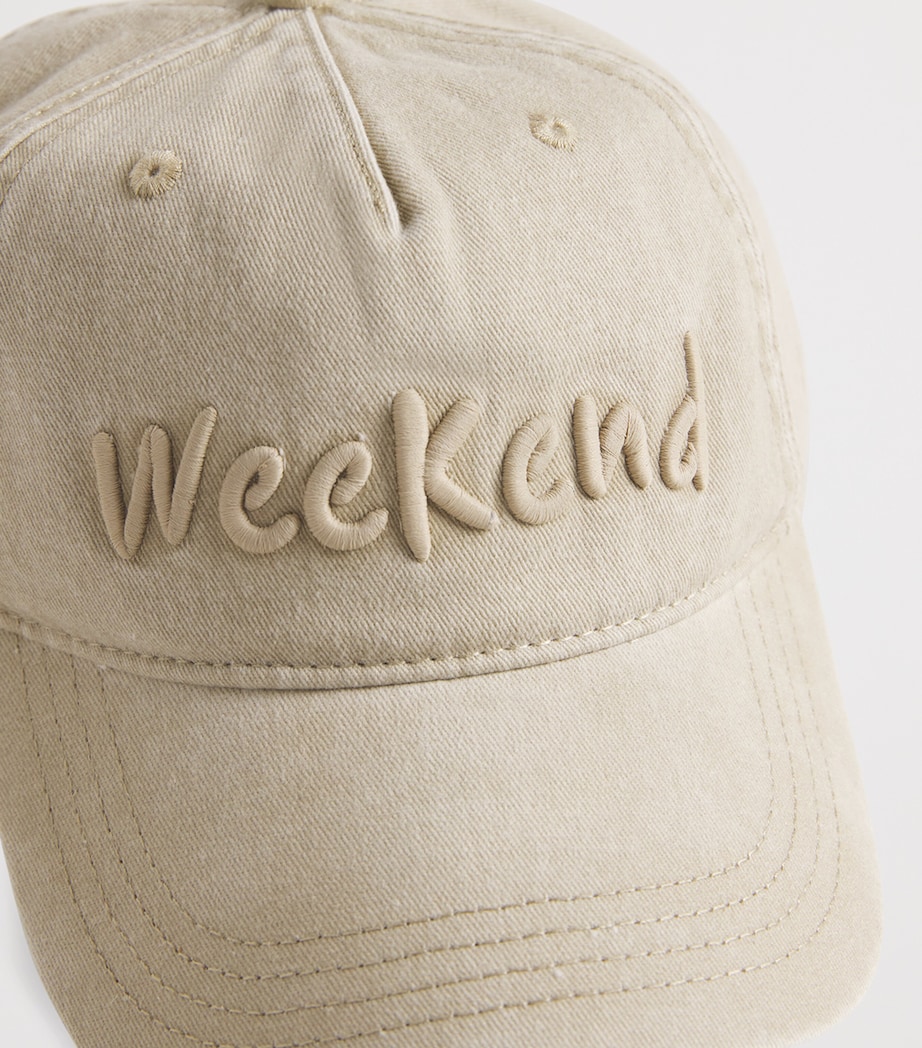 Cotton Canvas Logo Baseball Cap MUSTARD Image 4