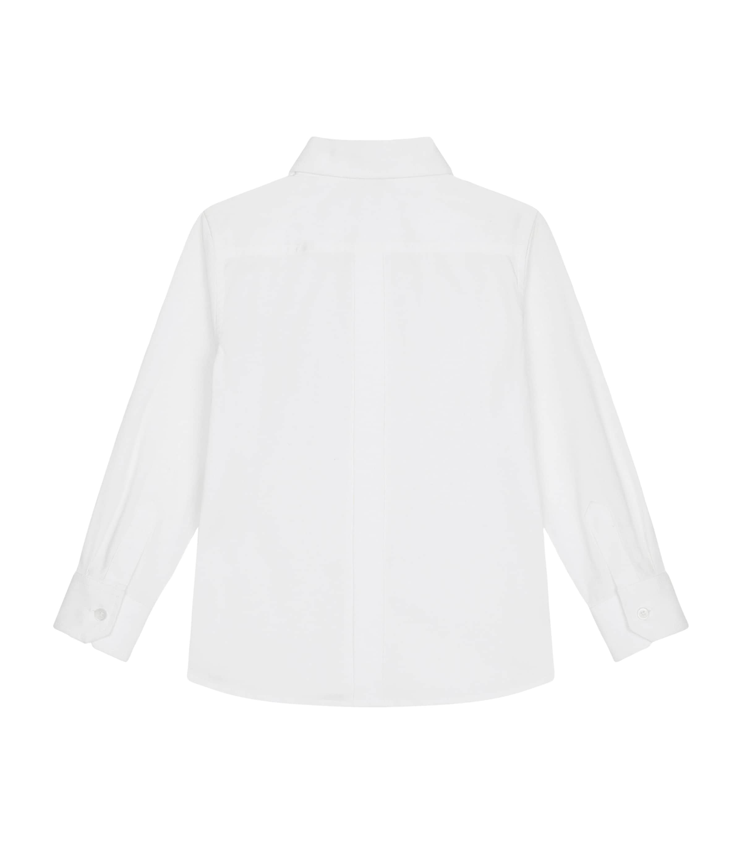 Dolce&Gabbana Kids Logo Plaque Shirt (8-14 Years) Optical White Image 2
