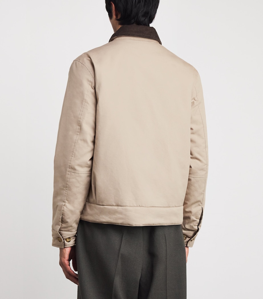 Cotton-Blend Caban Jacket Z19 WARM OAT Image 4