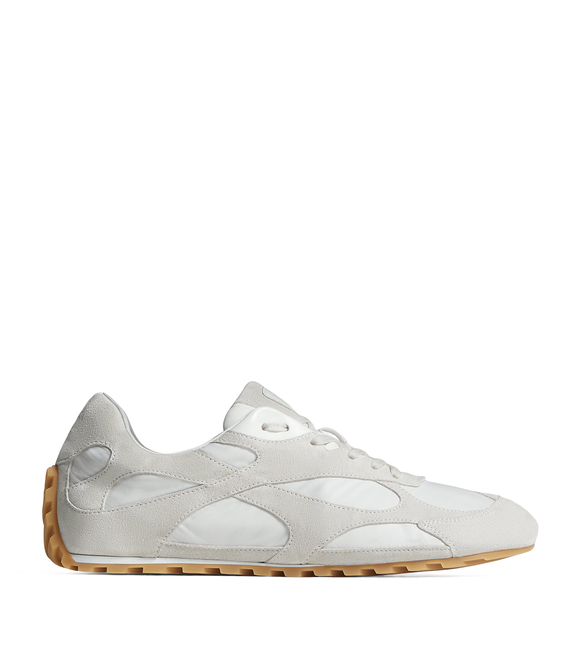 Bottega Veneta Suede-Panel Orbit Flash Sneakers Image 1