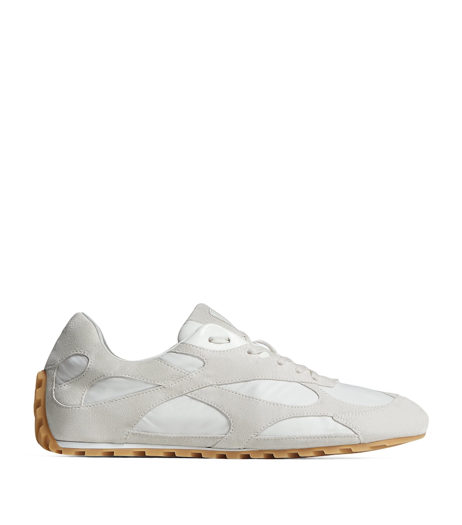 Bottega Veneta Suede-Panel Orbit Flash Sneakers Image 1