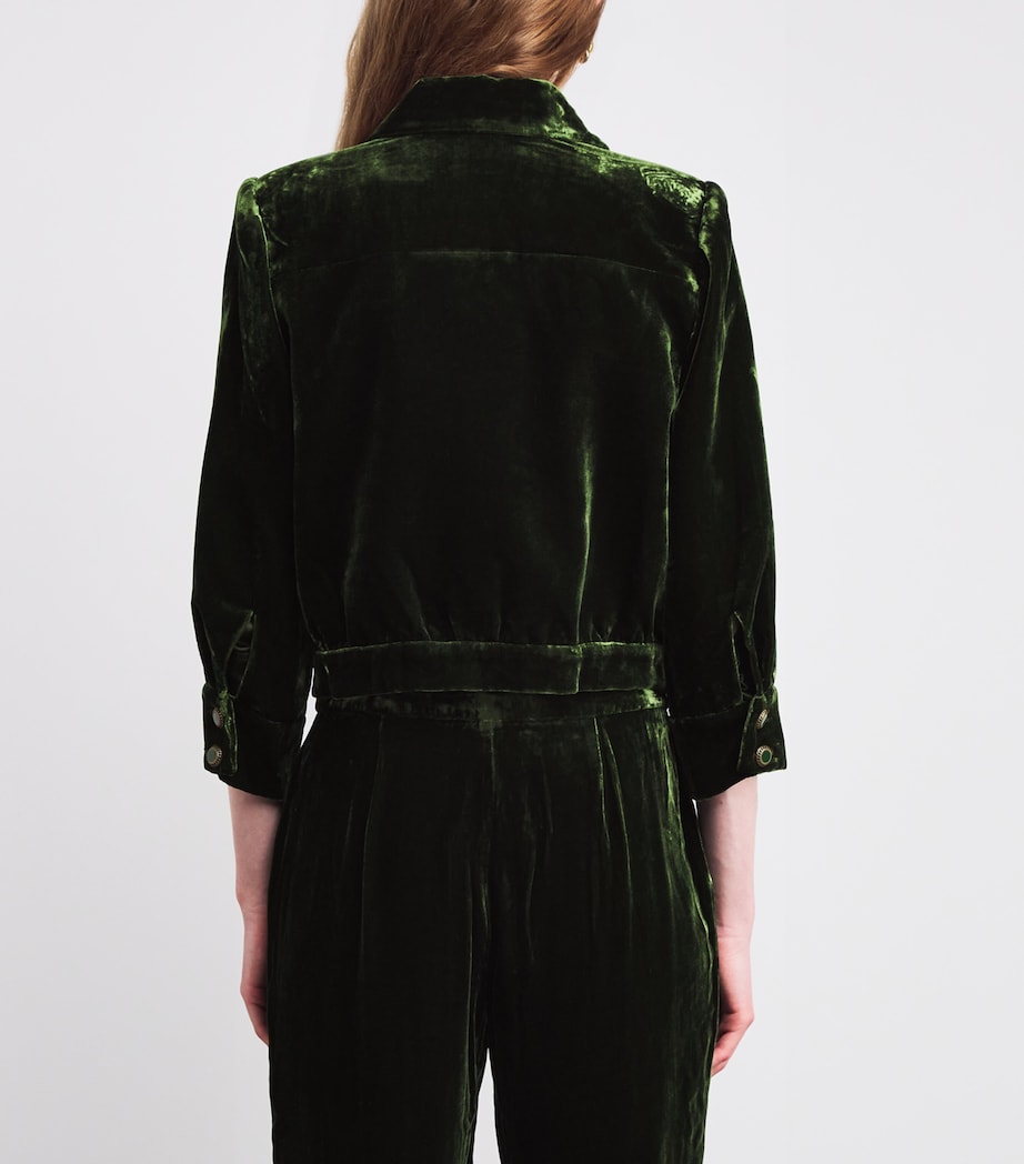 Velvet Jia Jacket DEEP OLIVE DEOL Image 4