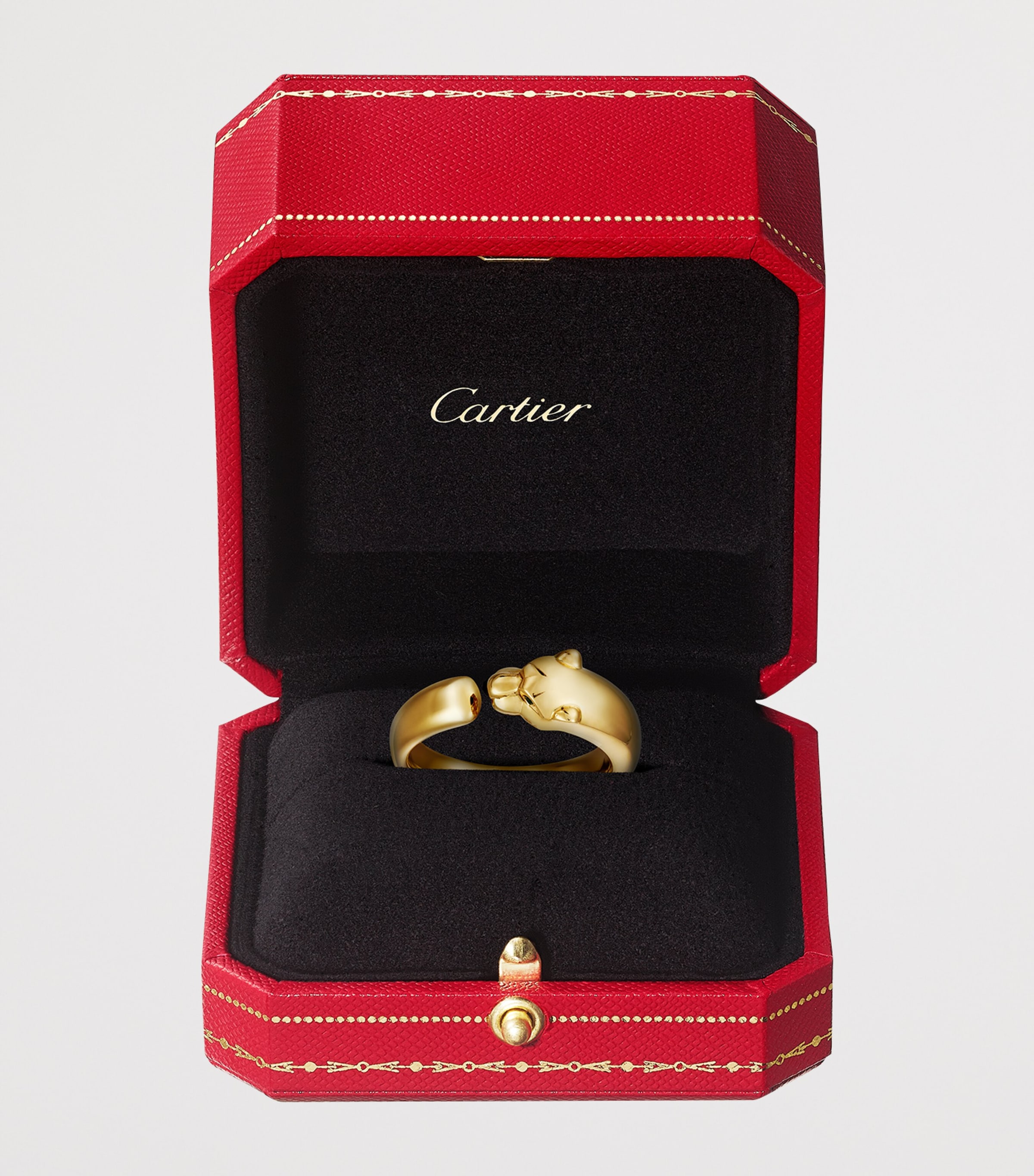 Cartier Yellow Gold, Onyx and Tsavorite Garnet Panthère de Cartier Ring Yellow Gold Image 6