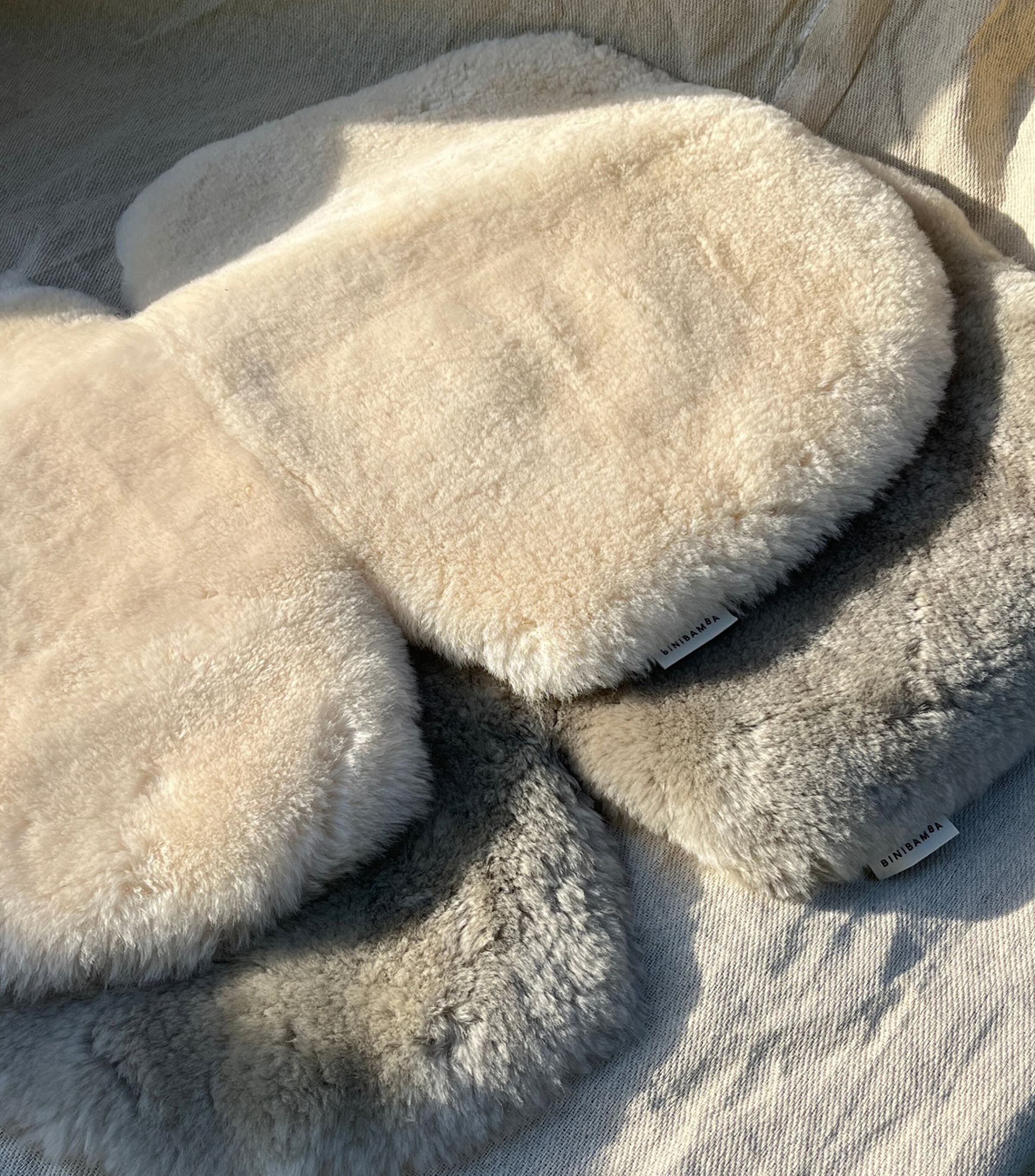 Binibamba Sheepskin Snuggler Toast Image 4