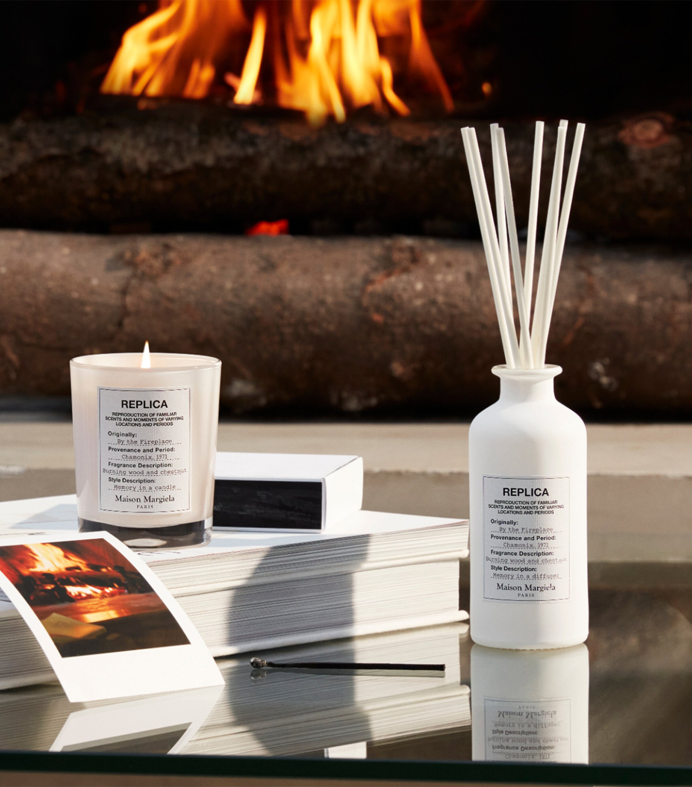 【MAISON MARGIELA】 BY THE FIREPLACE DIFFUSERS 185ML Maison Margiela Replica By the Fireplace Diffuser (185ml