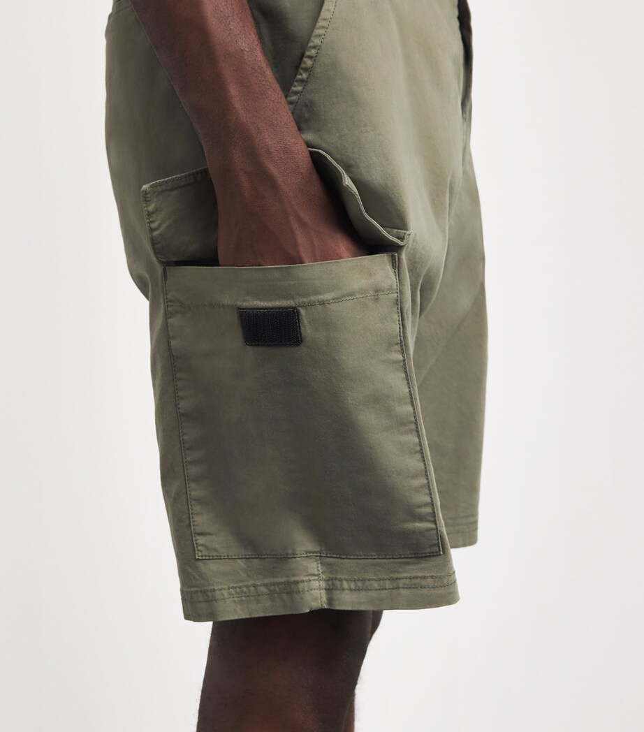 Twill Cargo Shorts LIGHT MOSS Image 6