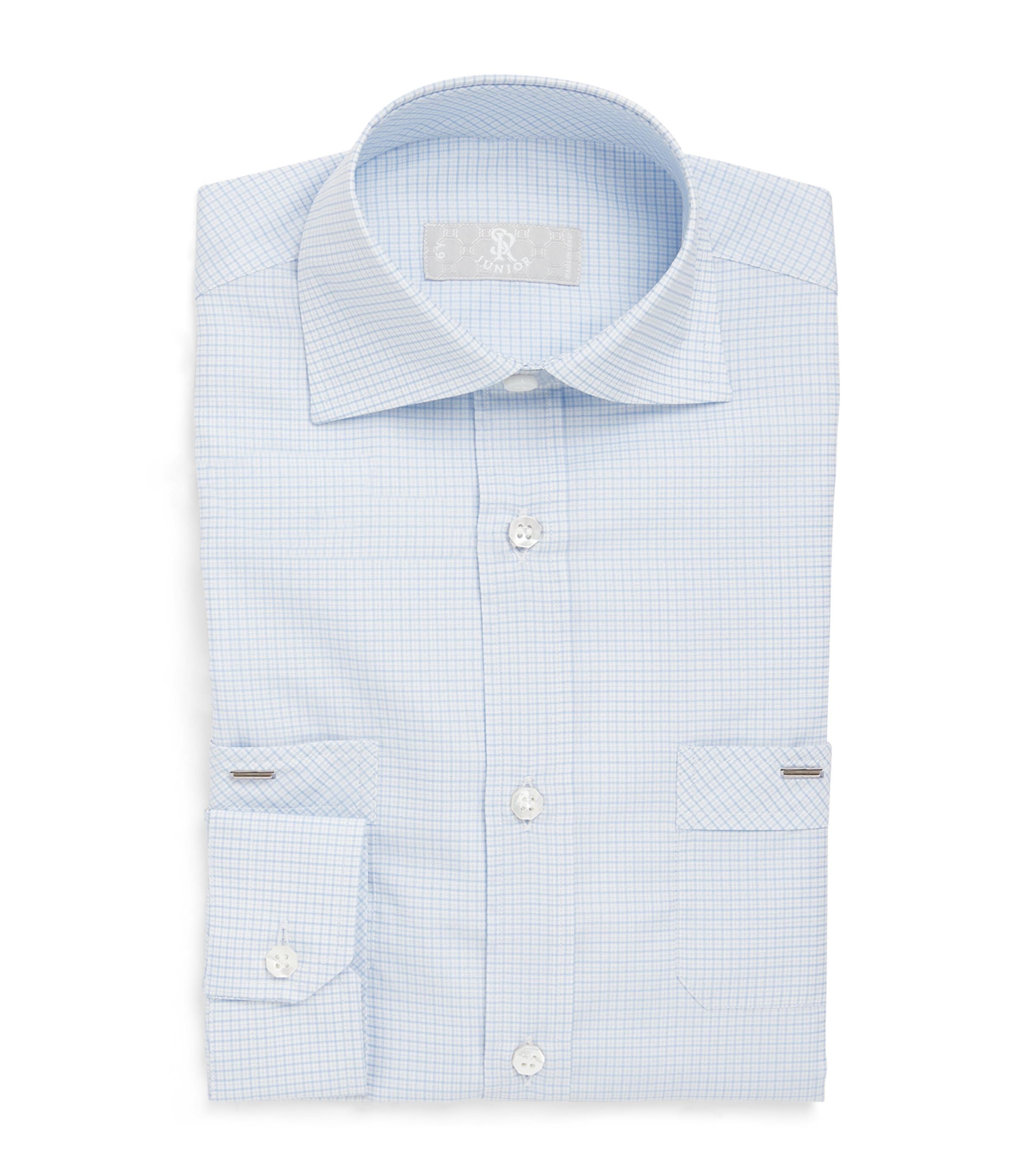 Shop Stefano Ricci Cotton Check Shirt In Blue