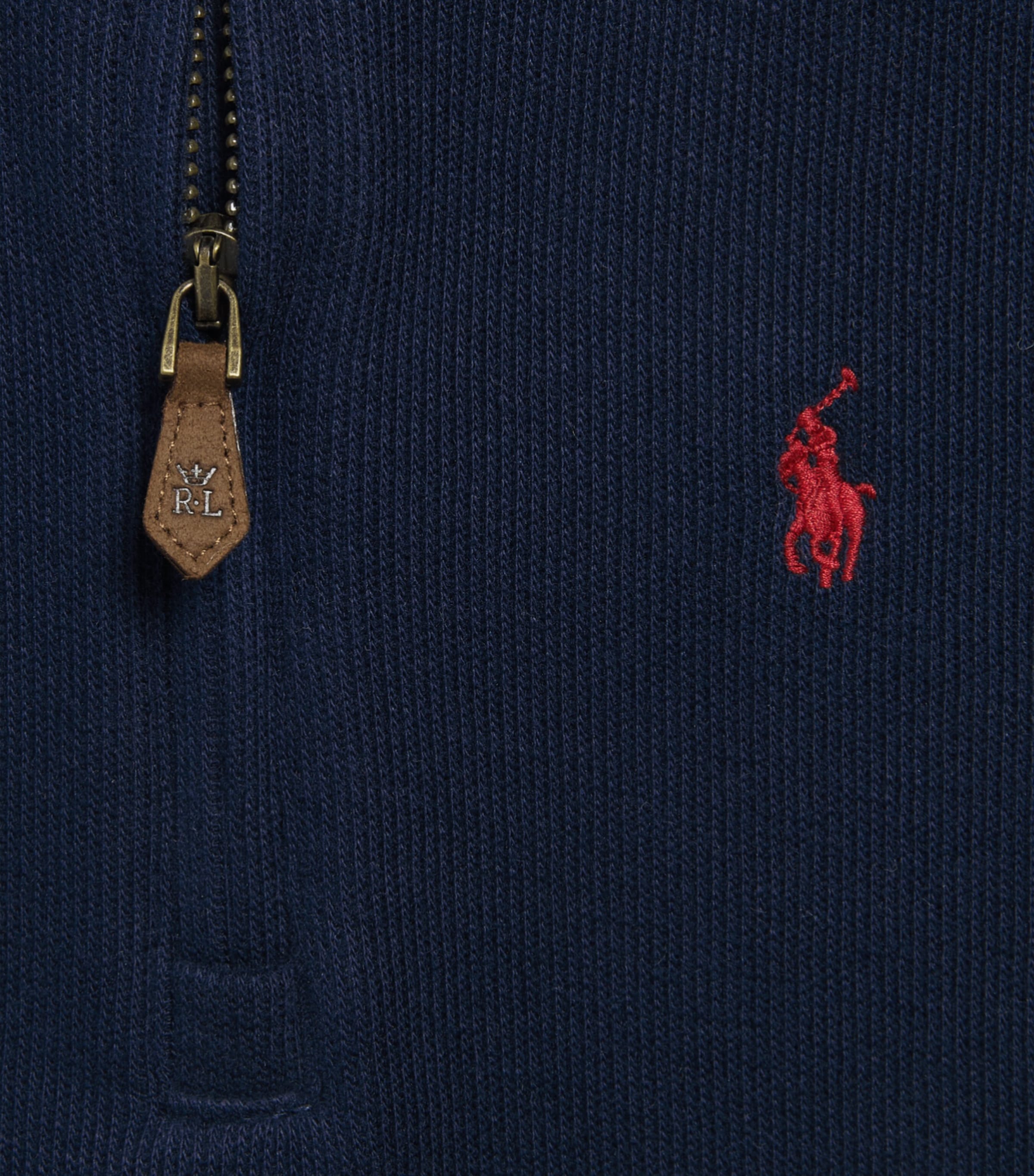 Ralph Lauren Kids Polo Pony Quarter-Zip Sweatshirt (6-14 Years) — photo 3