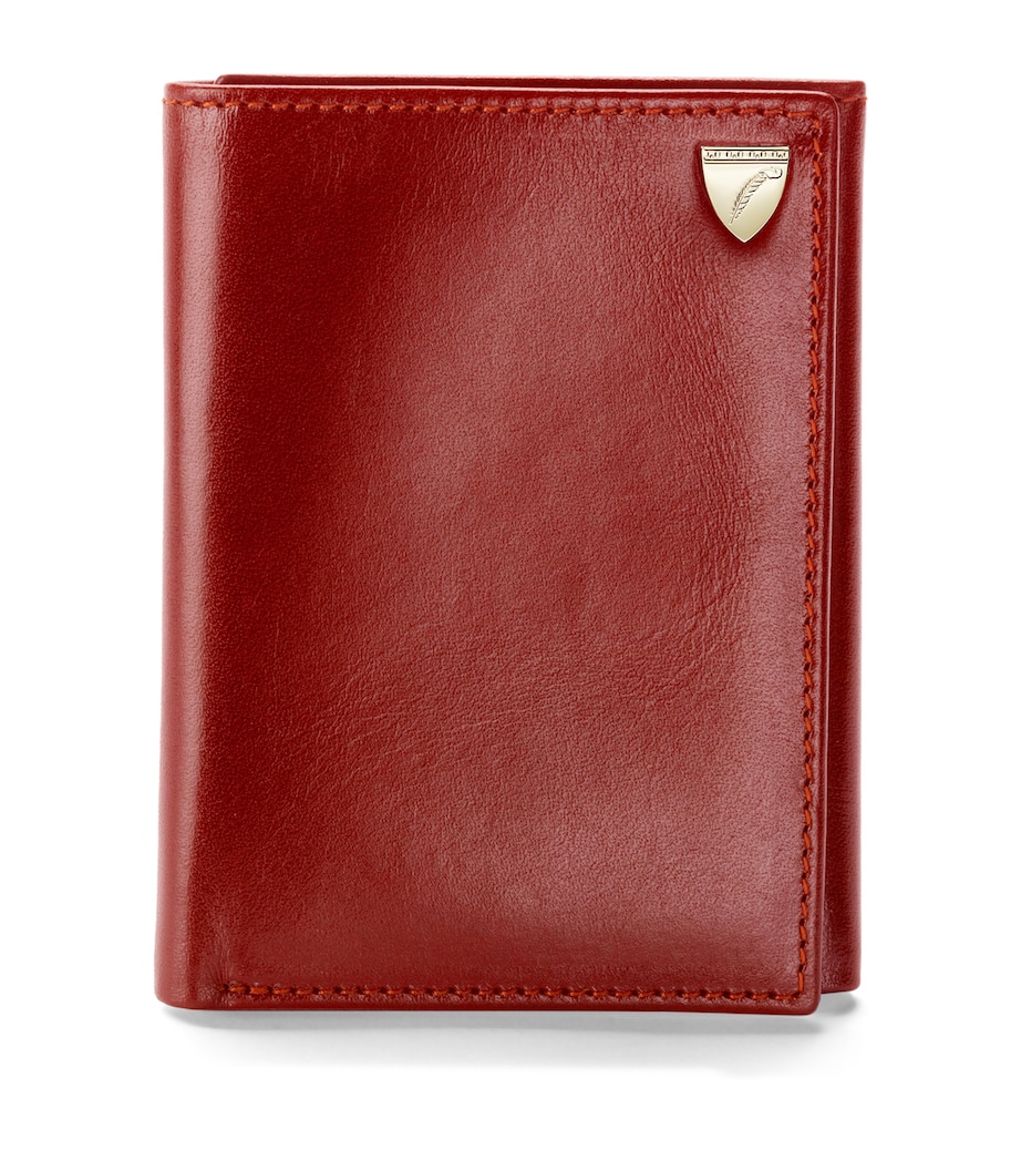 Leather Trifold Wallet COGNAC Image 1
