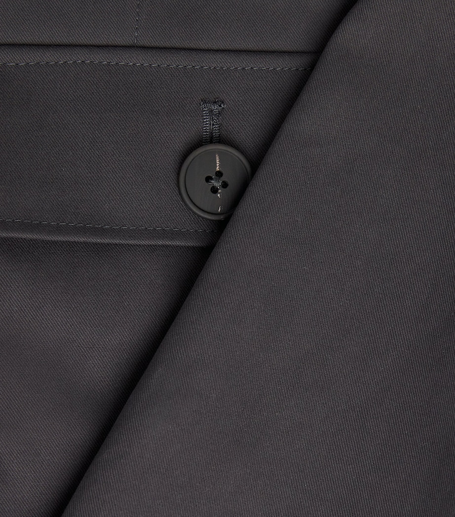 Studio Nicholson Mens Cotton Concealed Placket Overshirt Ore Image 6