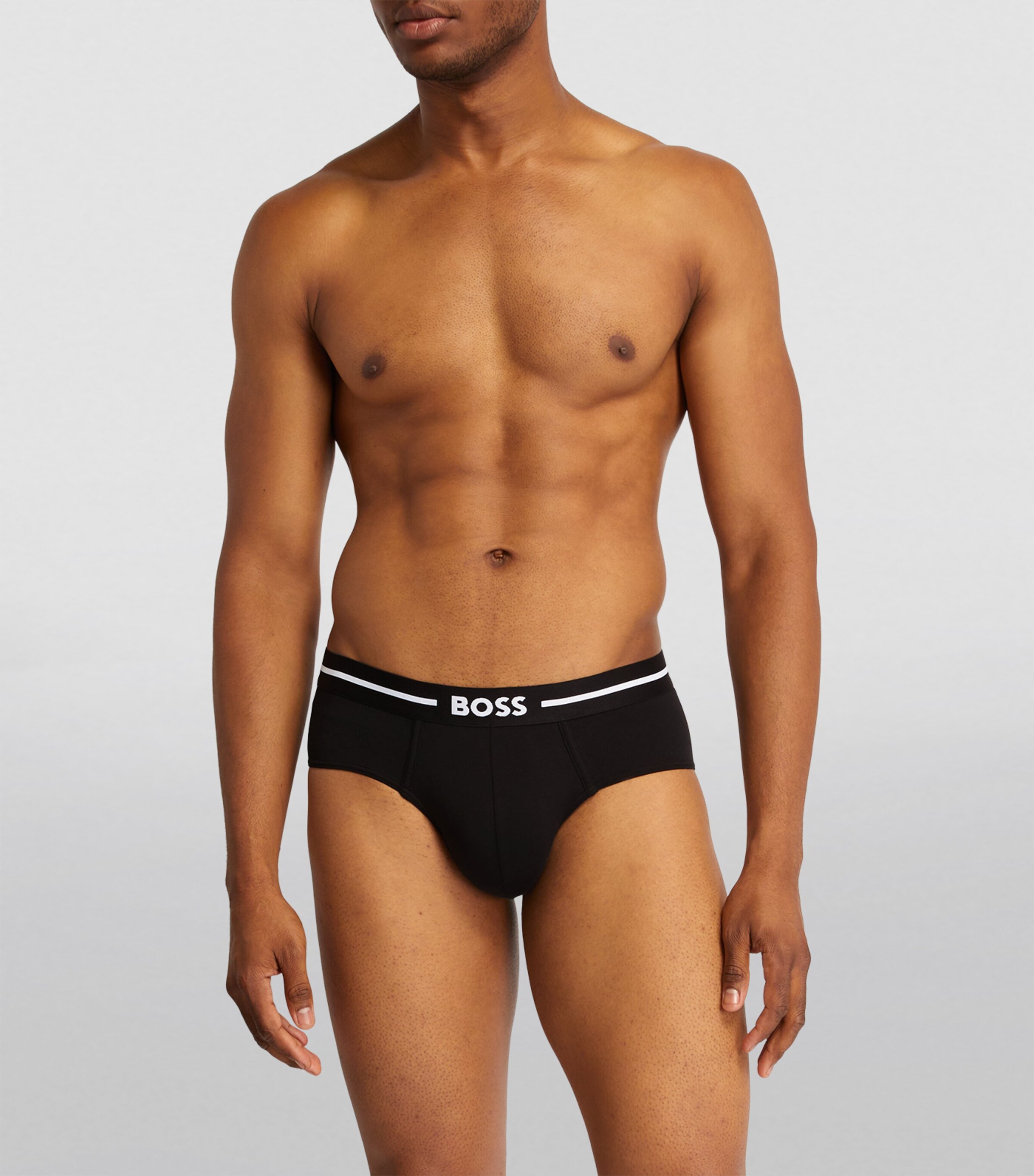 Logo Briefs (Pack of 3) 001/BLACK Image 2