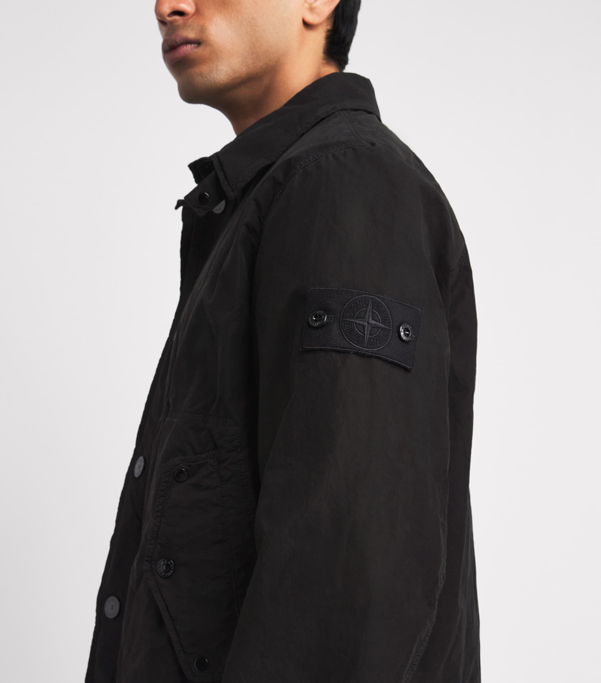 Stone Island Mens David Light-TC Ghost Coach Jacket Image 3