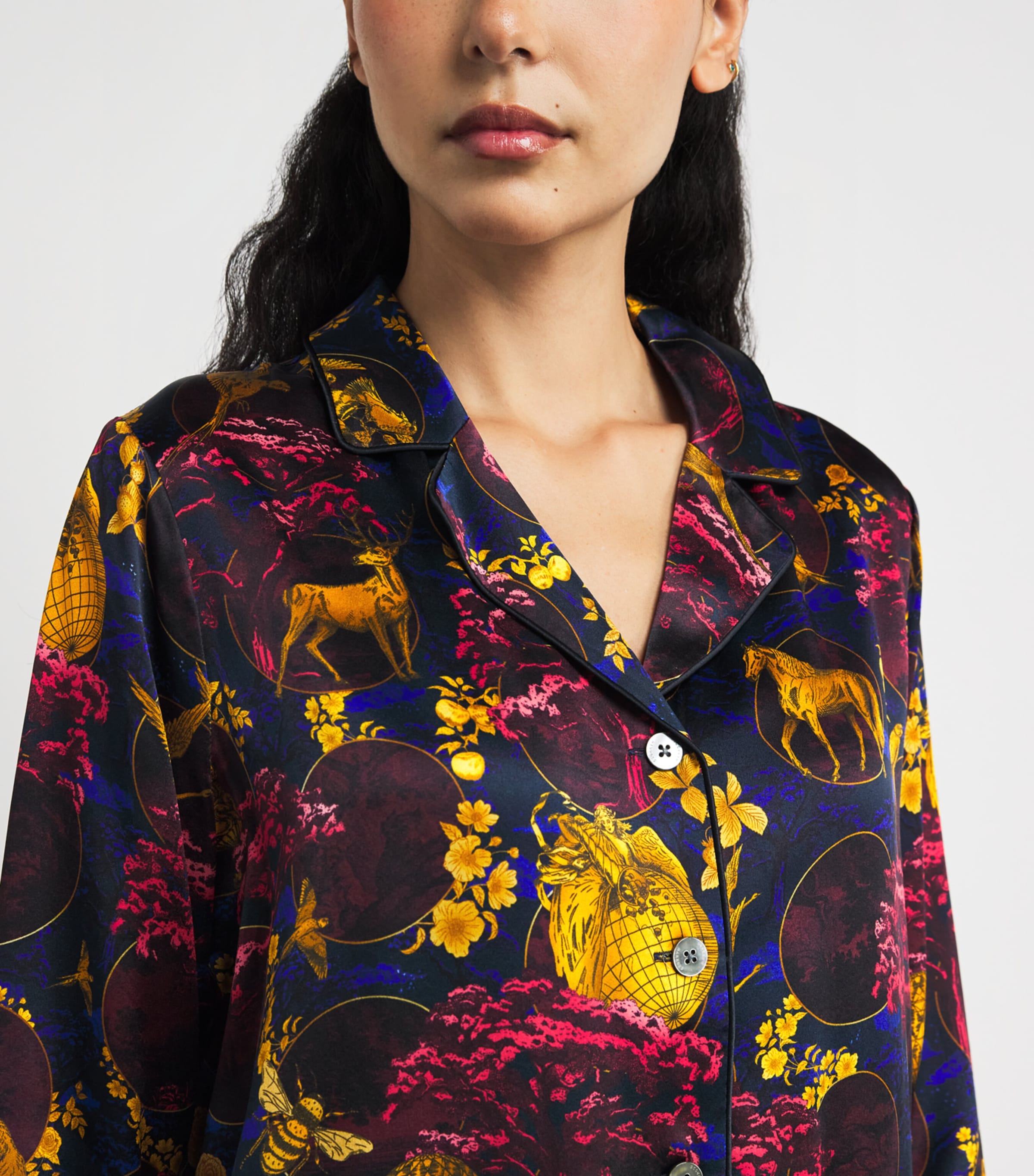 Silk Toile Pyjama Set IVORY Image 6