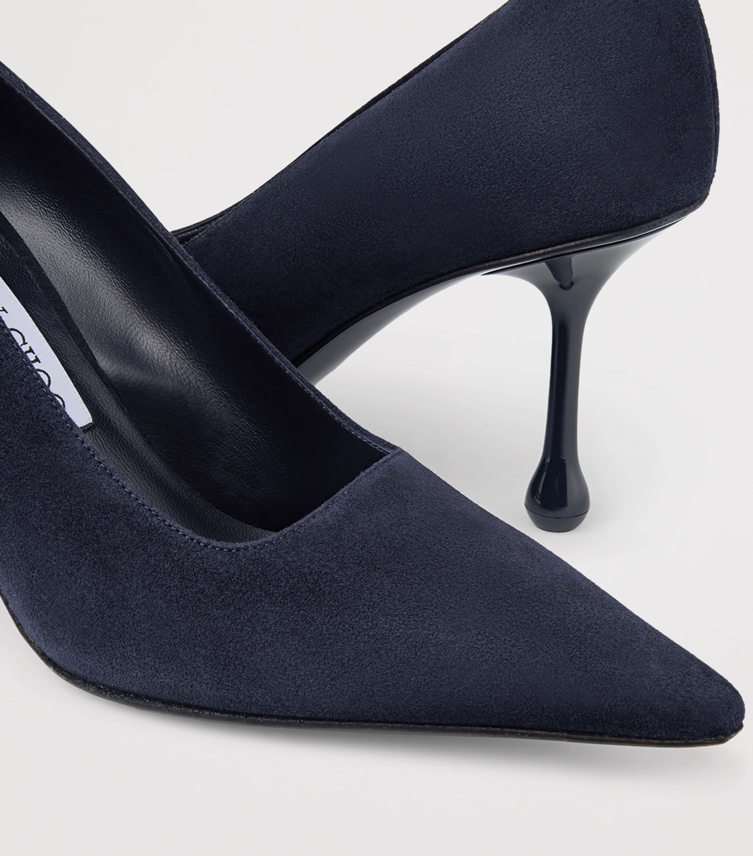 Ixia 80 Suede Pumps MARINE Image 5