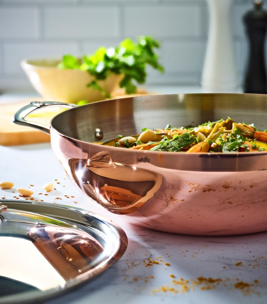 De Buyer Copper Prima Matera Wok (32cm) Copper Image 5