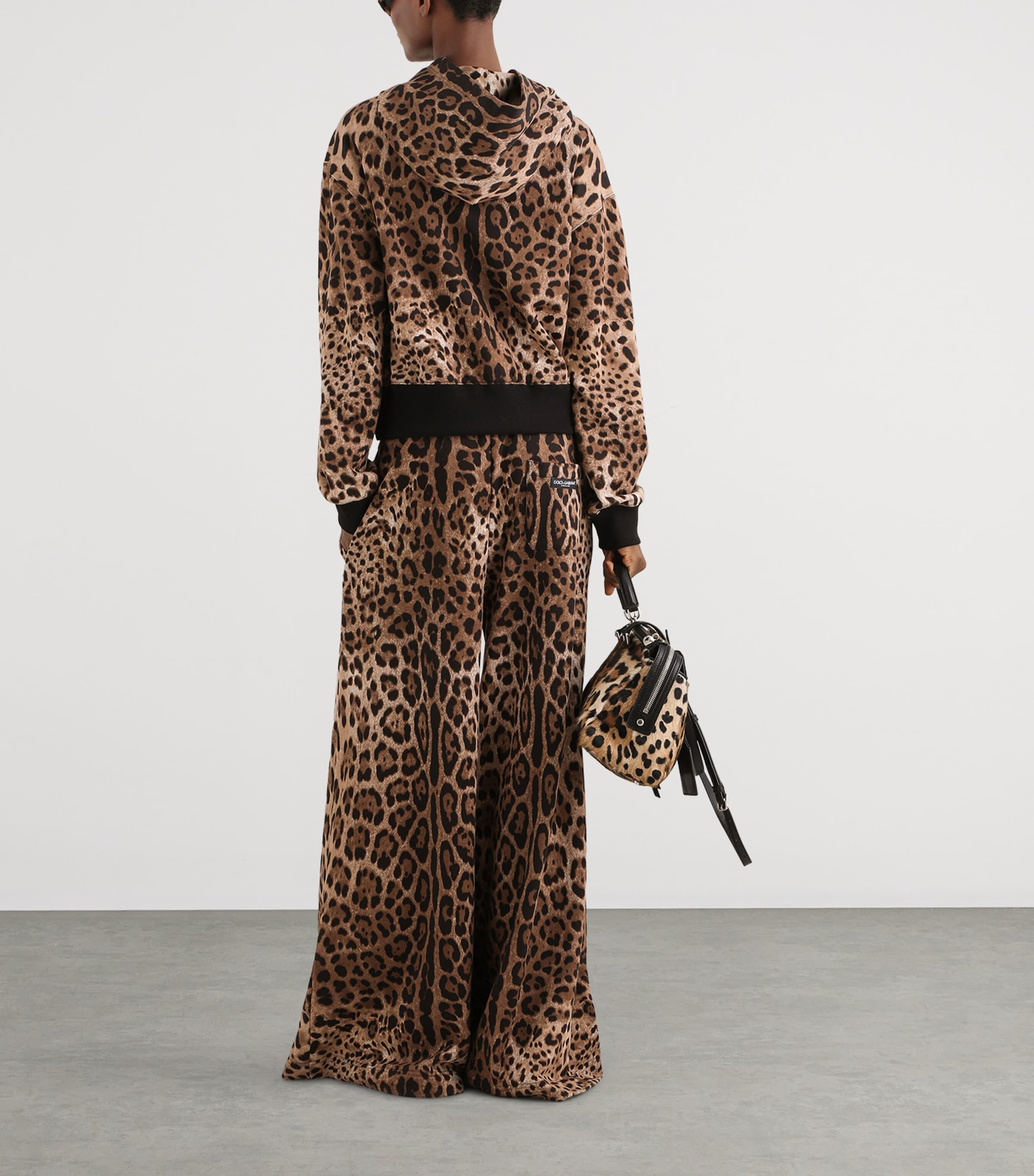 Dolce&Gabbana Womens Cotton Leopard Print T-Shirt Leo New Image 5